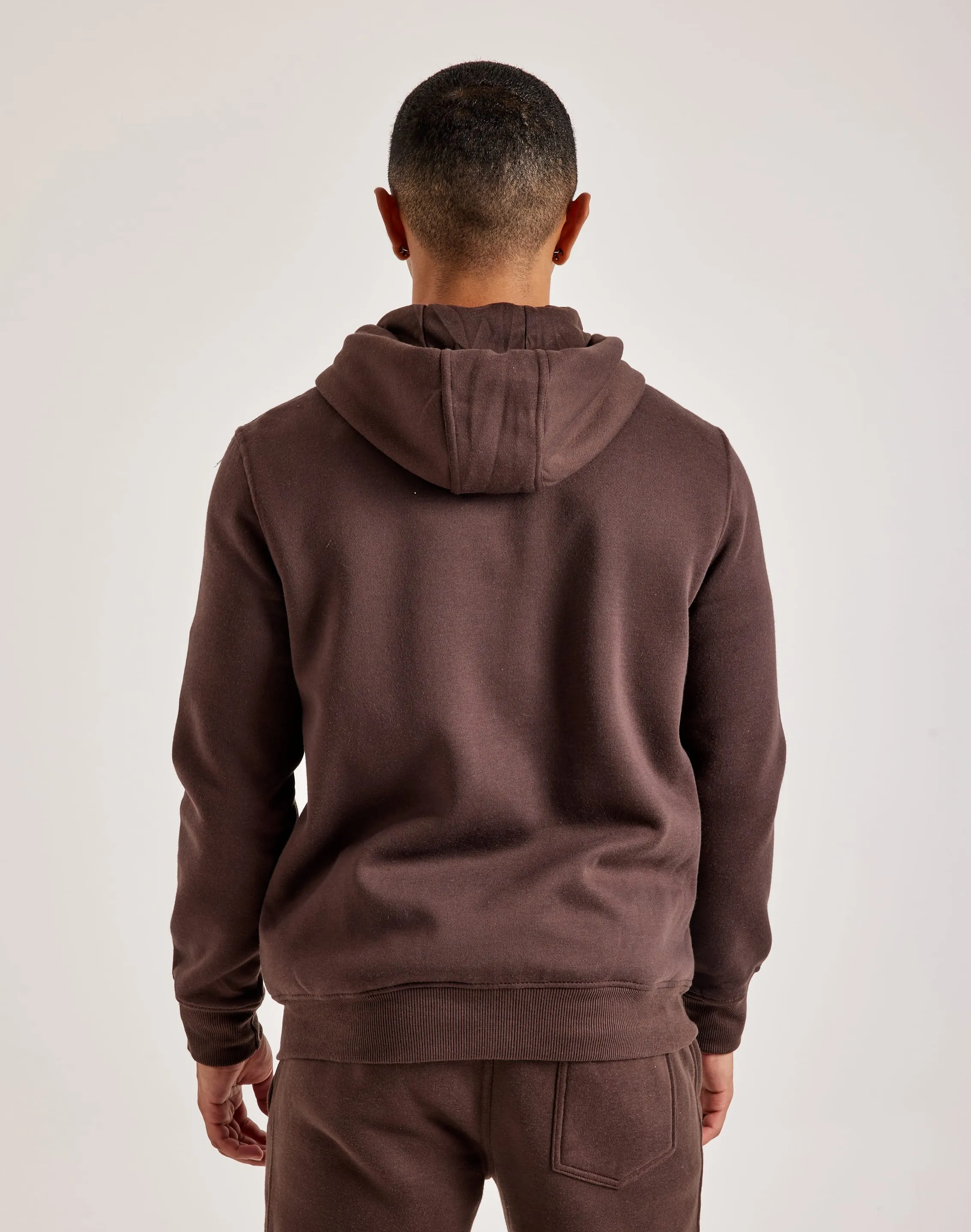 DH Essentials Basic Full-Zip Fleece Hoodie Ocean Fit VersatileCuff