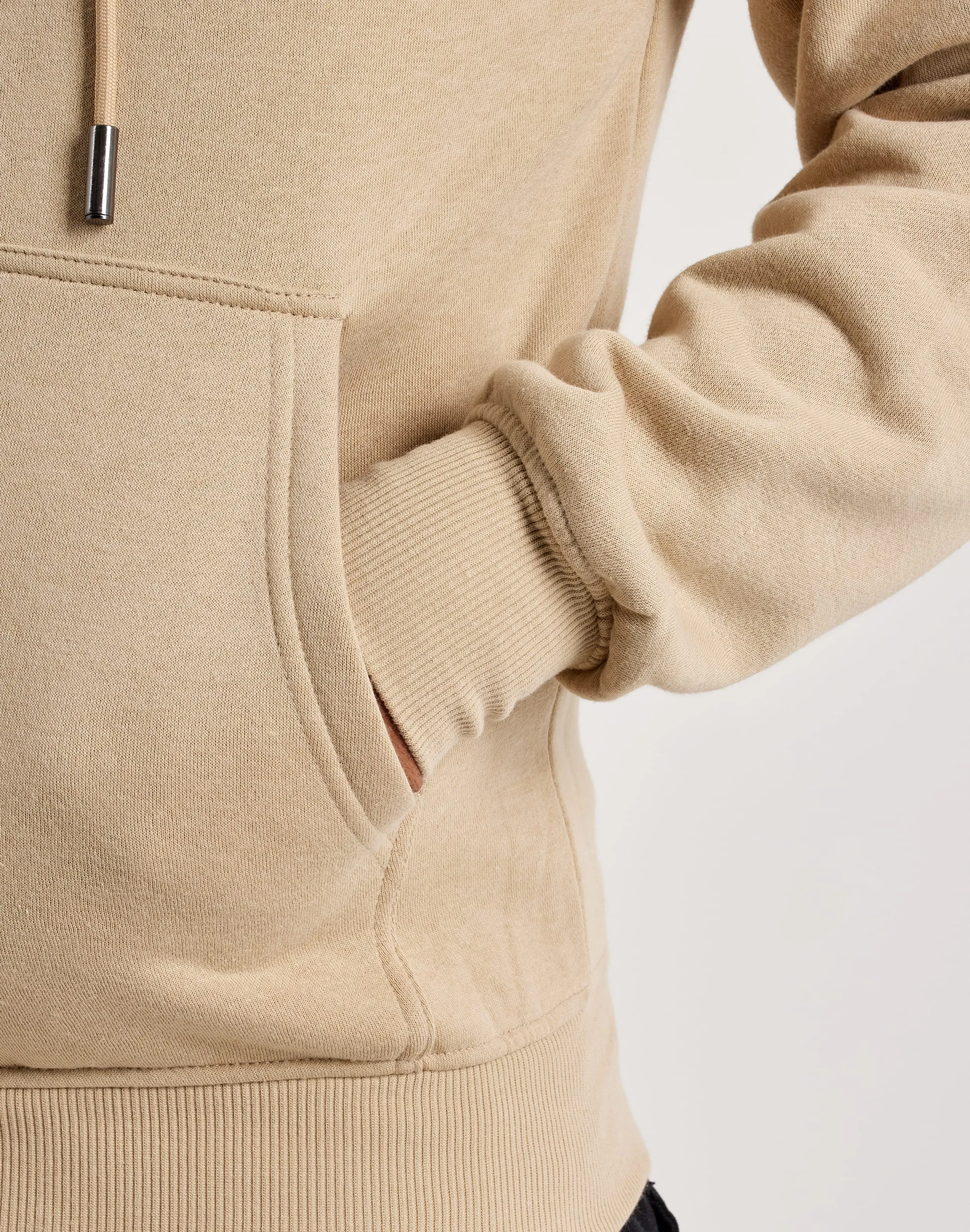 DH Essentials Basic Full-Zip Fleece Hoodie HighElasticity Fiber