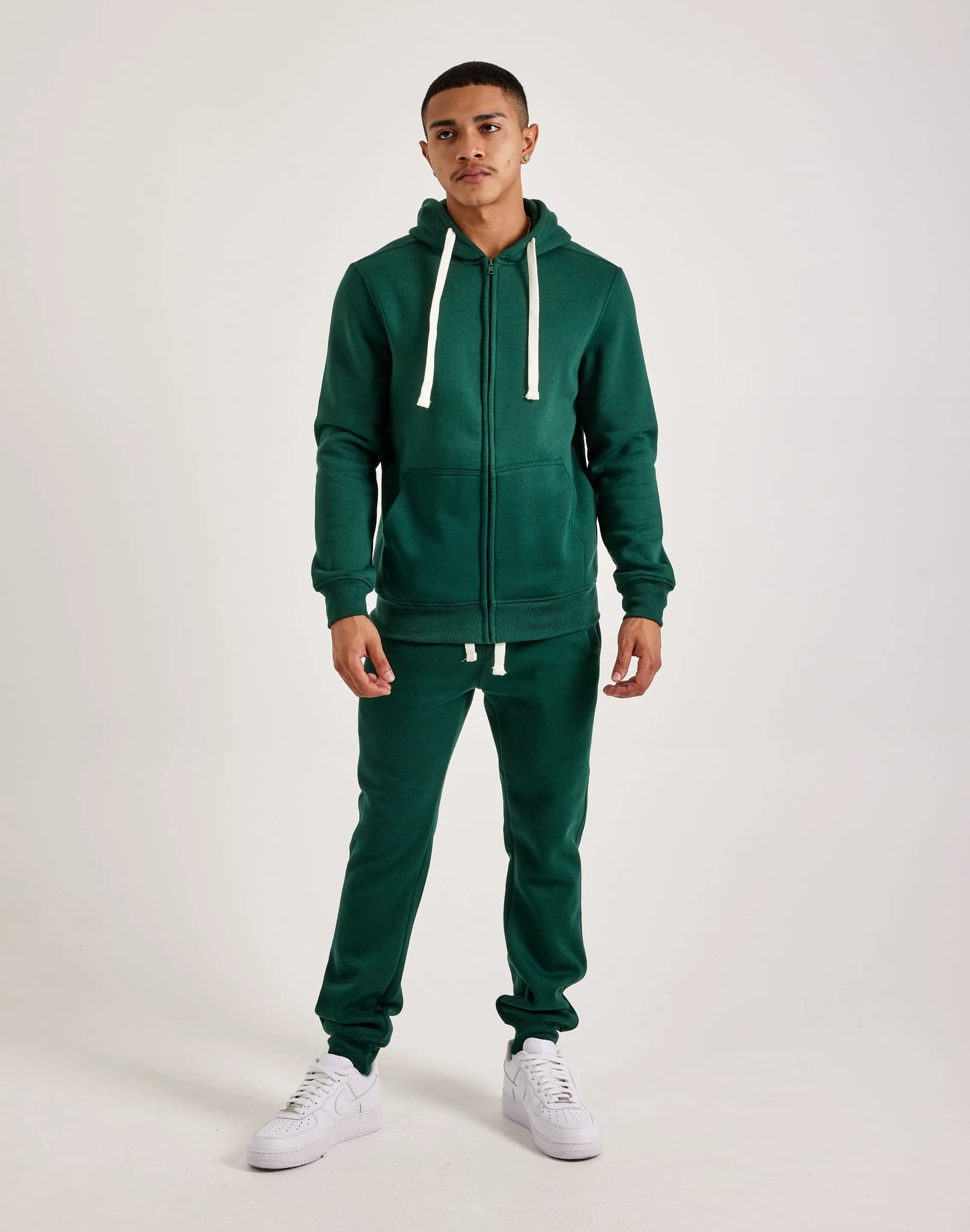 Spirit Glow Glitter Fit DH Essentials Basic Full-Zip Fleece Hoodie