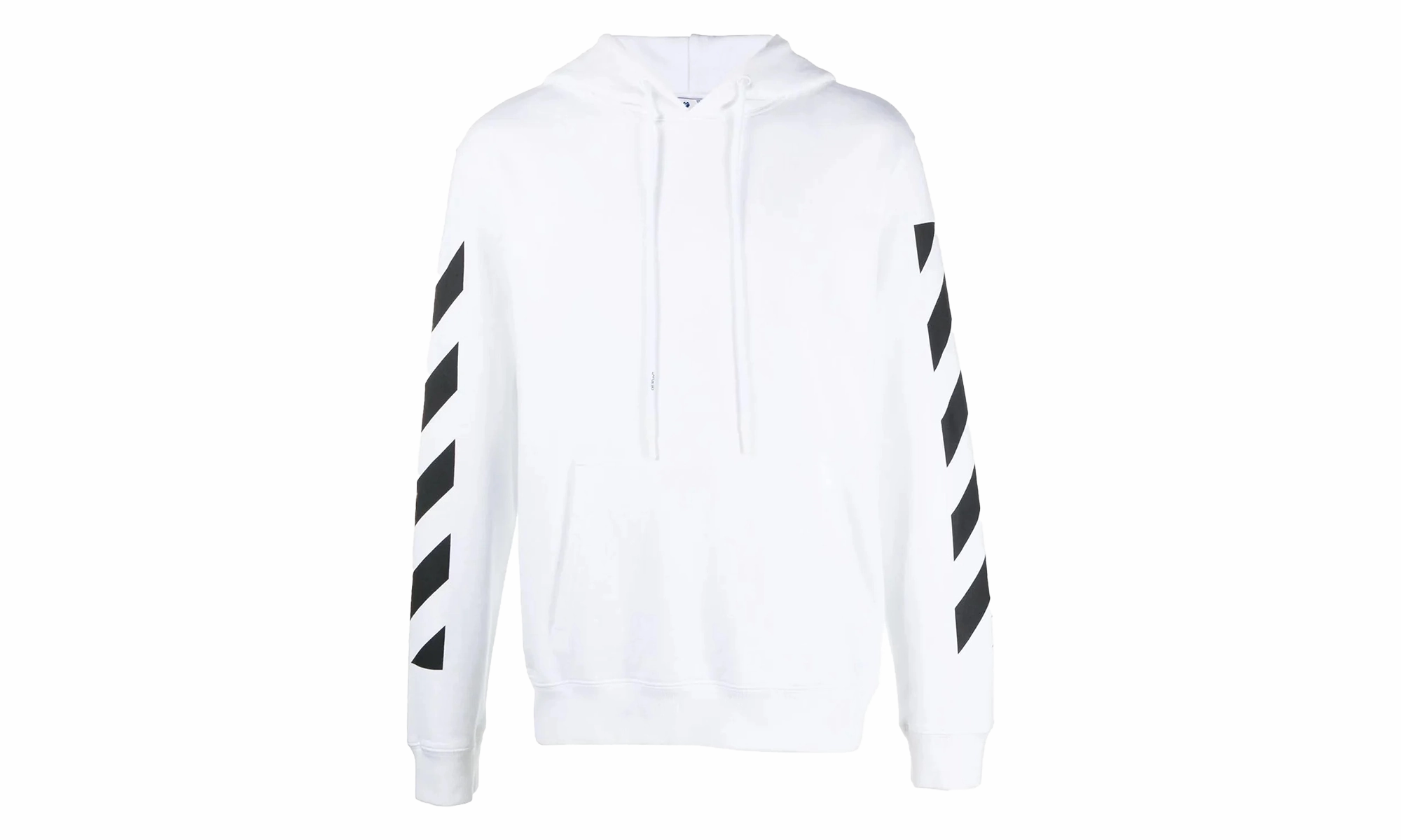 Diag Arrow Slim Hoodie "White"