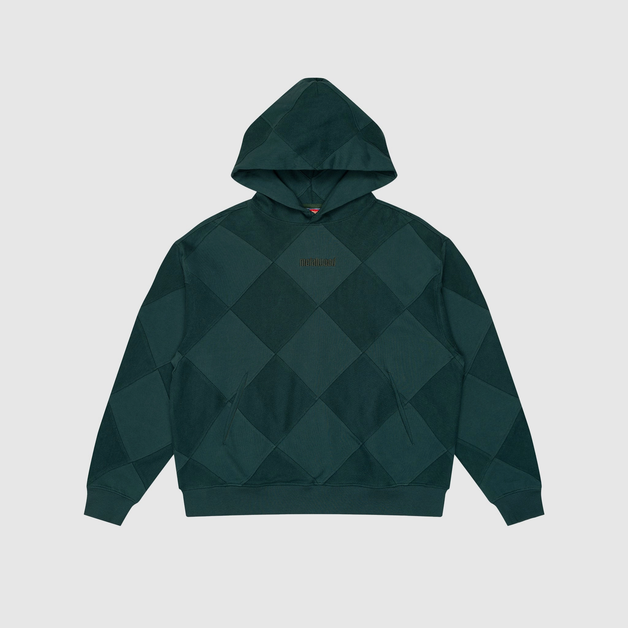 DIAMOND TERRY HOODED SWEATSHIRT
