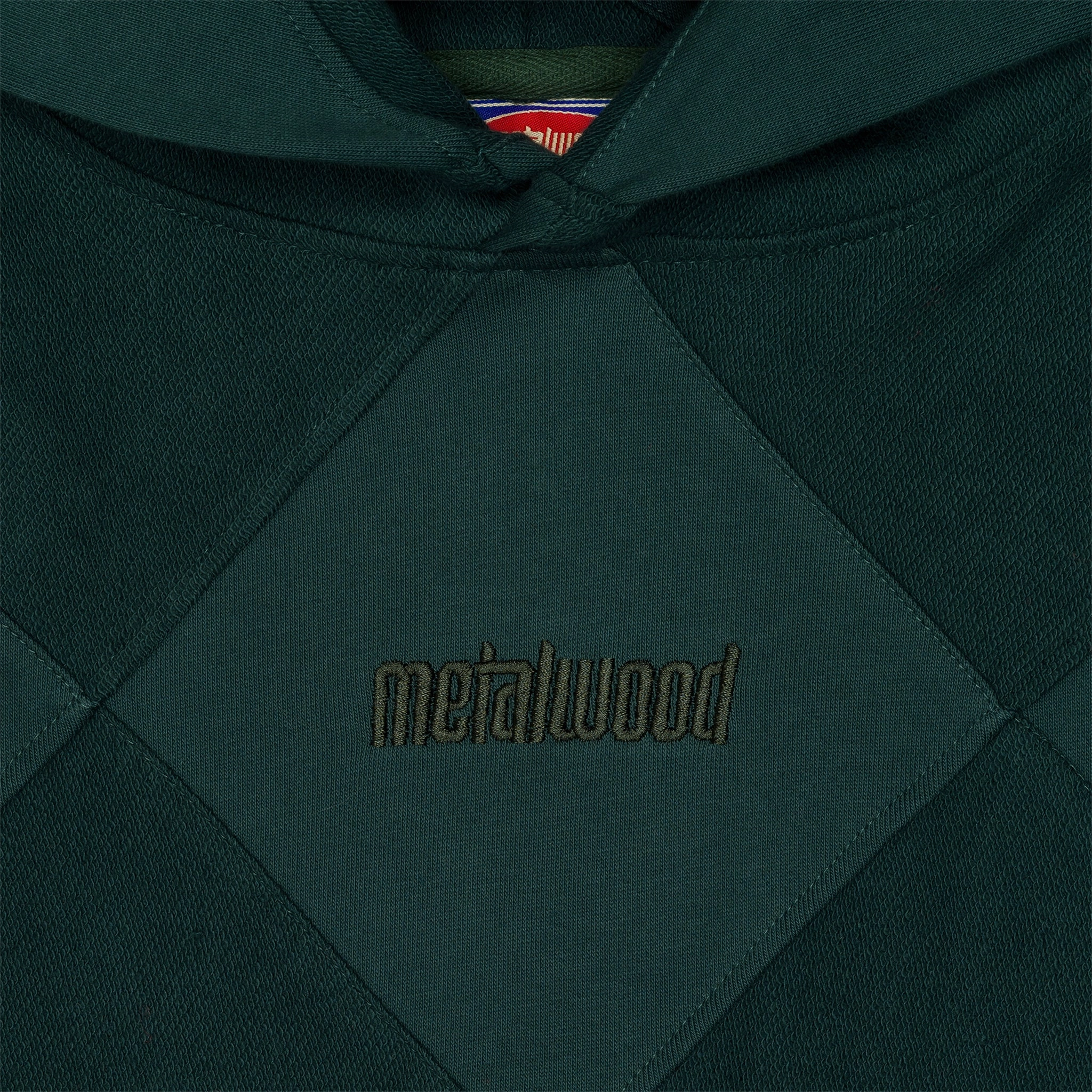 DIAMOND TERRY HOODED SWEATSHIRT