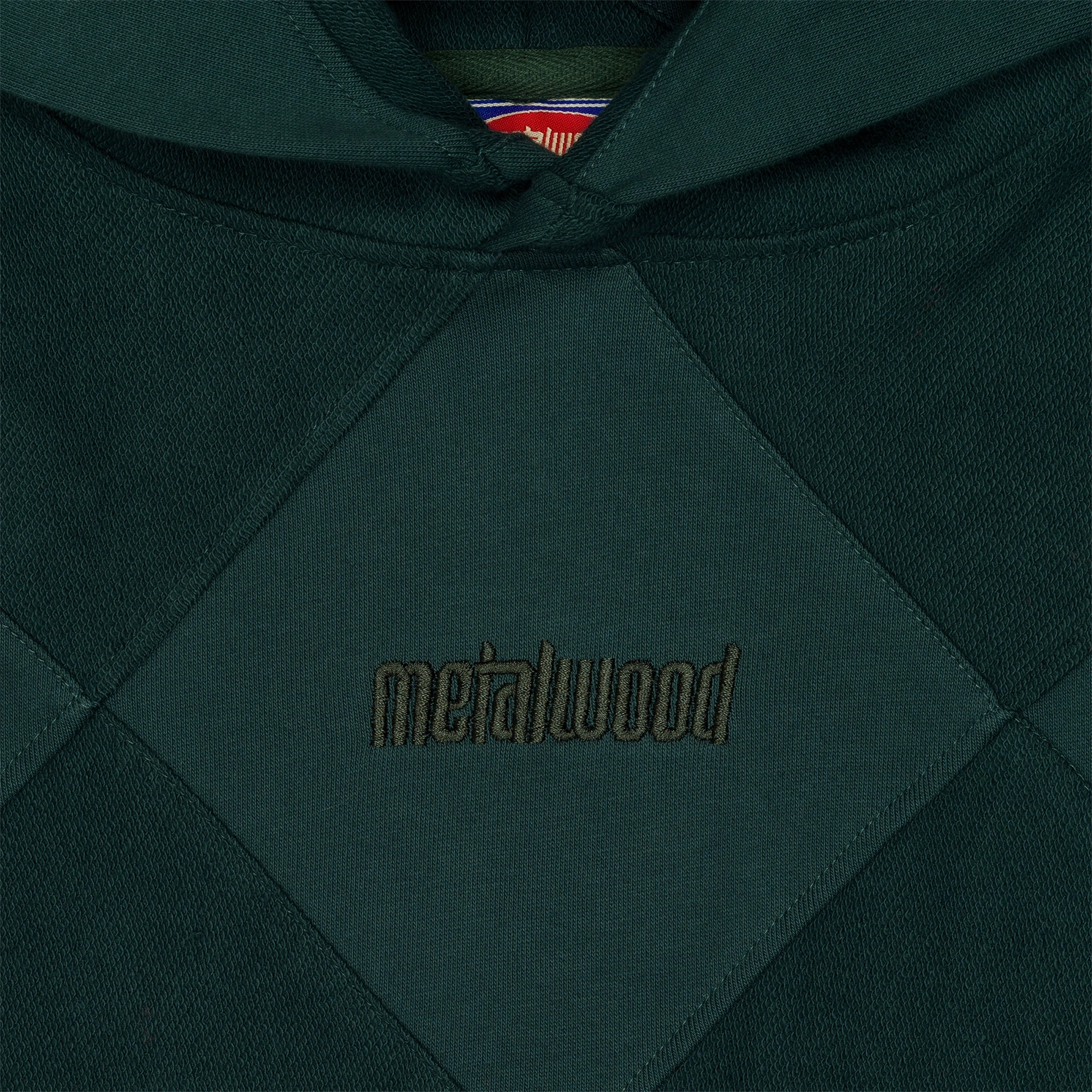 DIAMOND TERRY HOODED SWEATSHIRT