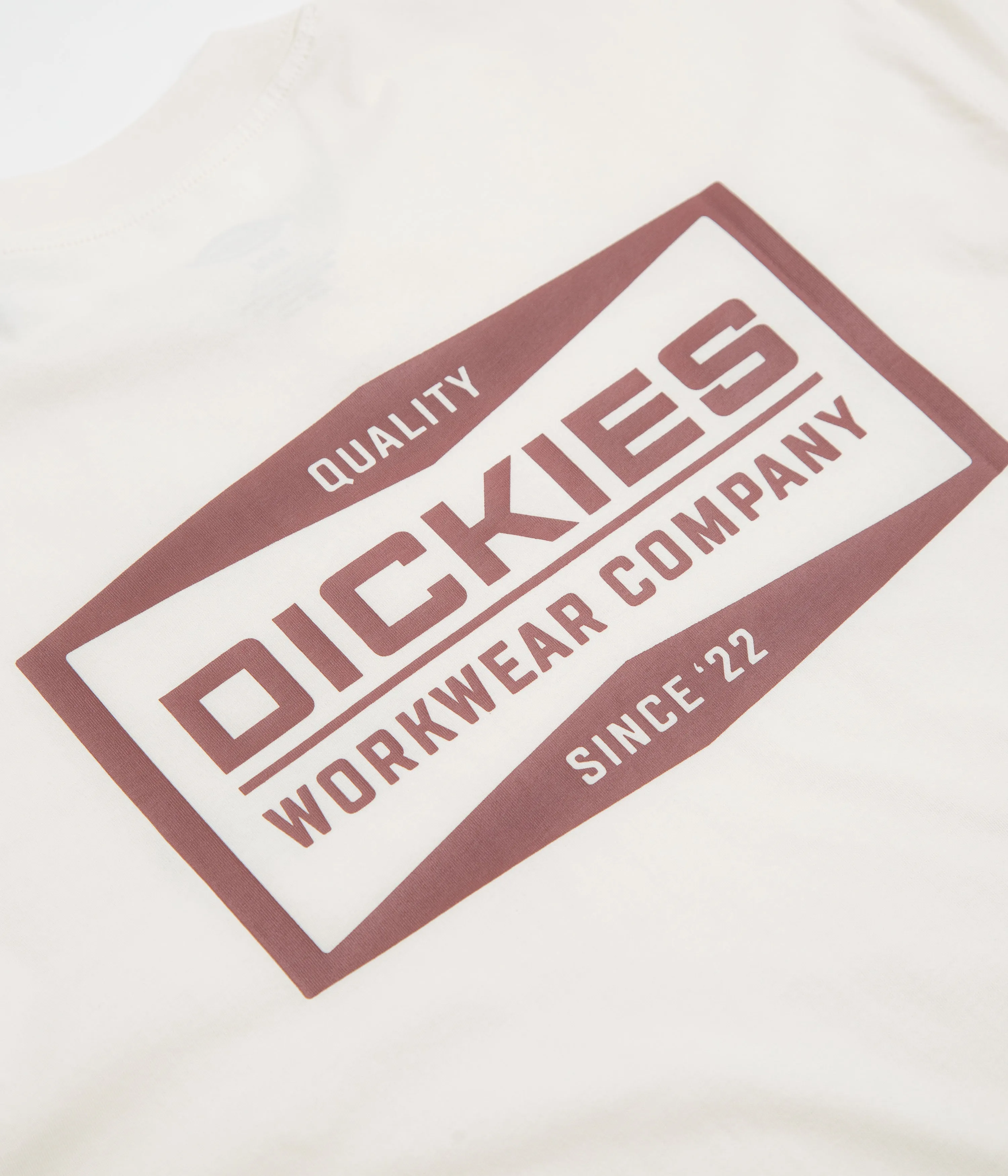 Dickies Bolivar T-Shirt - Egret indoor activity Stretchable Side Vents