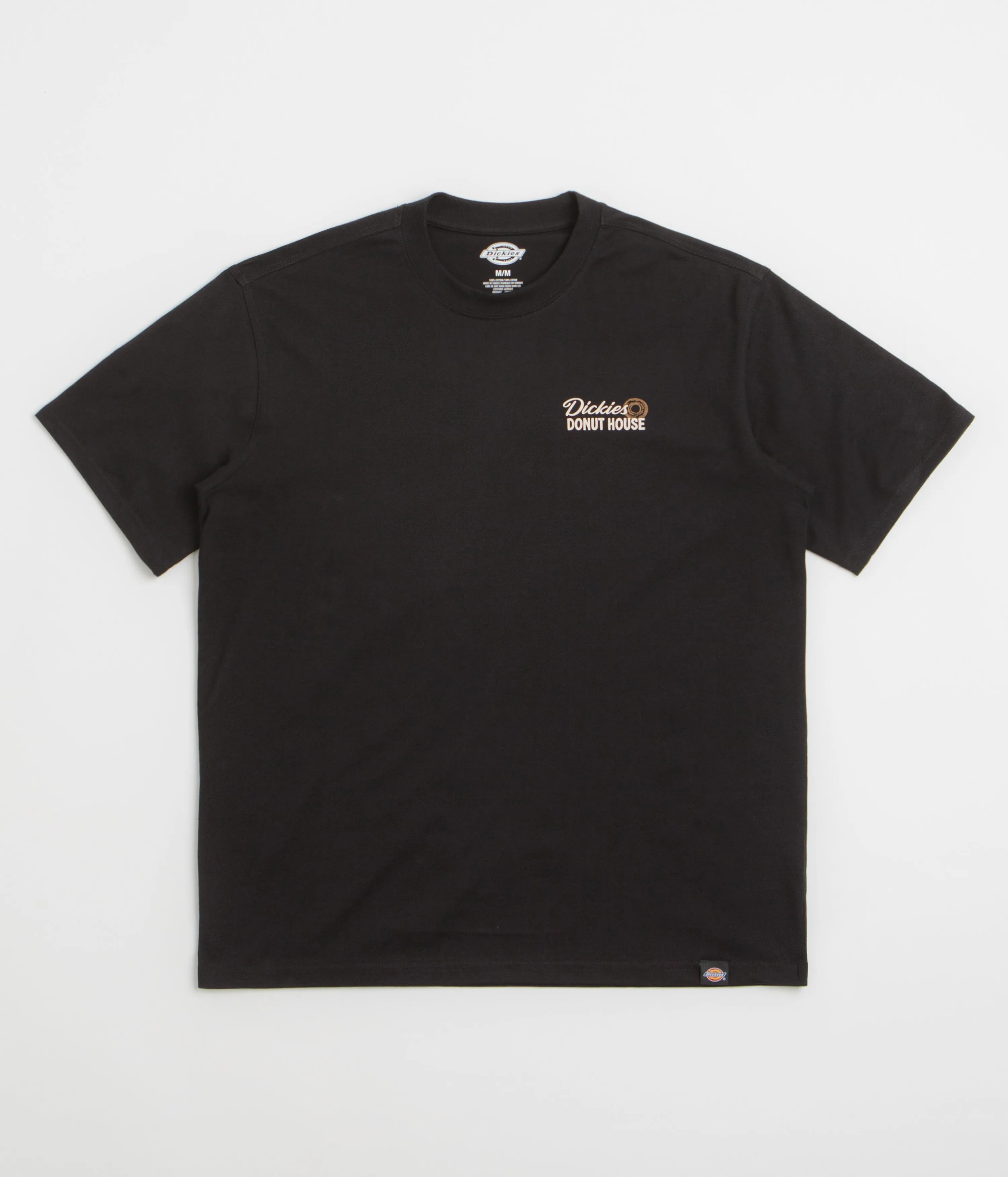 Dickies Donut House T-Shirt - Black No Slip Sleeve Banding Senior