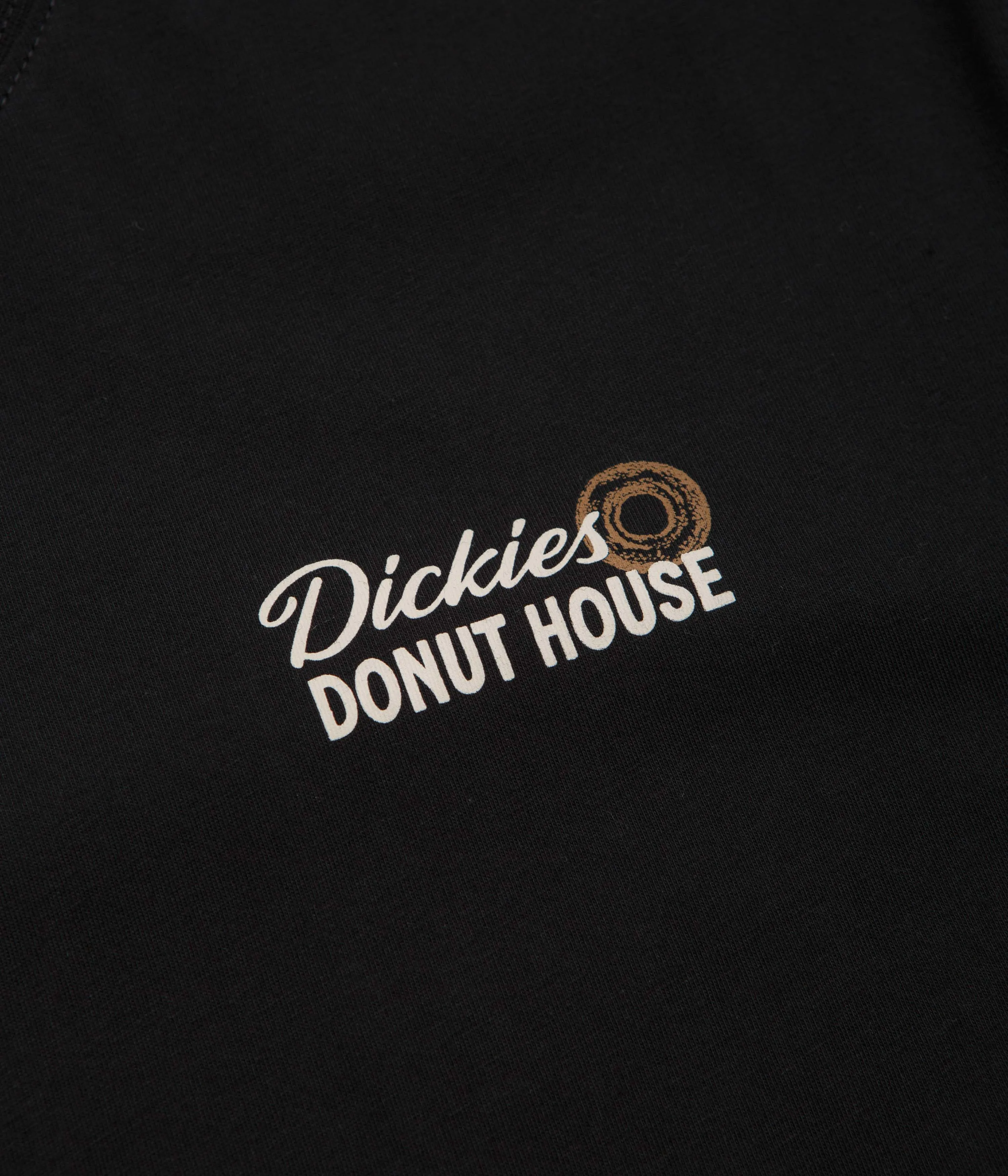 Party theme sheath silhouette Dickies Donut House T-Shirt - Black