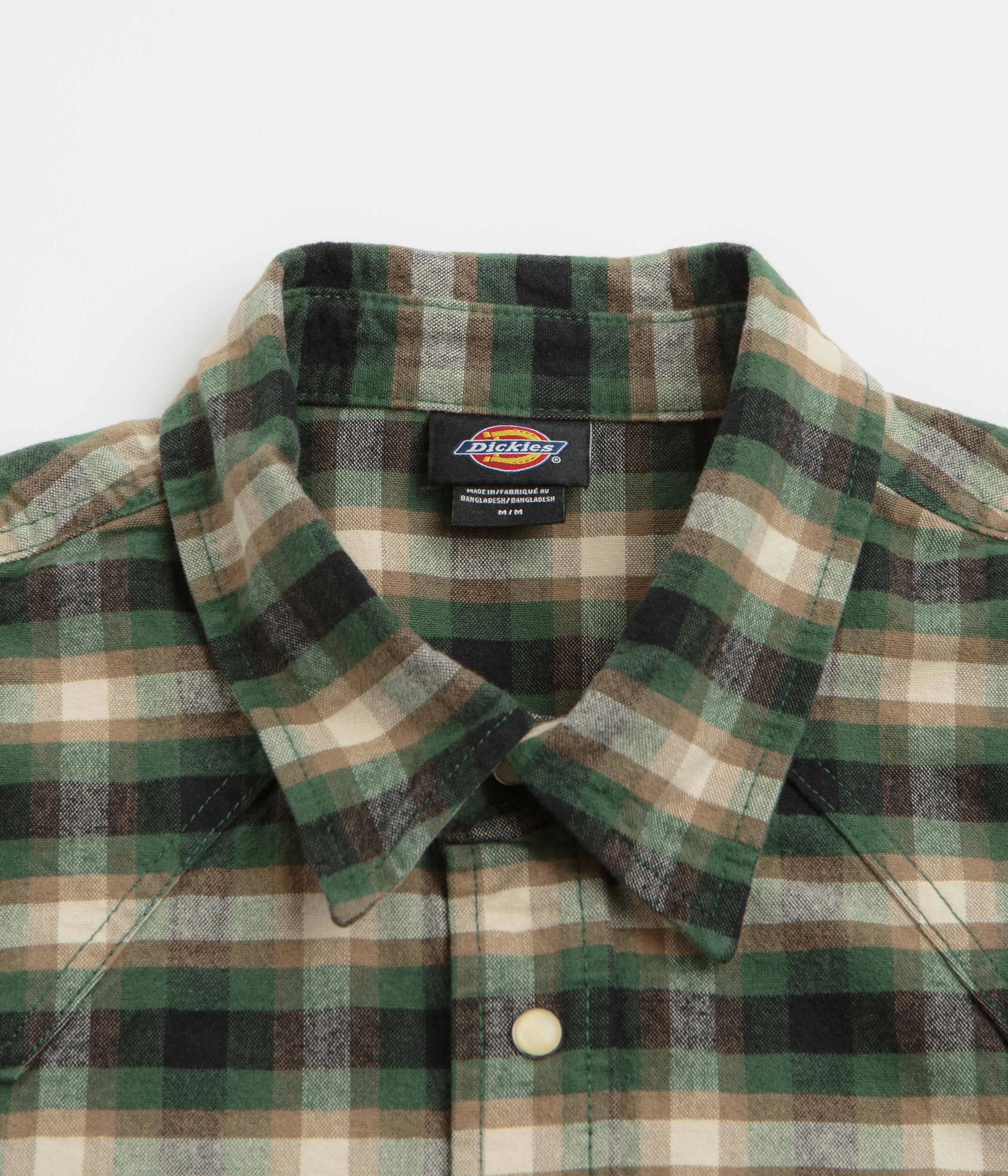 Dickies Johnsonville Shirt - Pine Needle Green Clean Edge Trim Unisex Choice