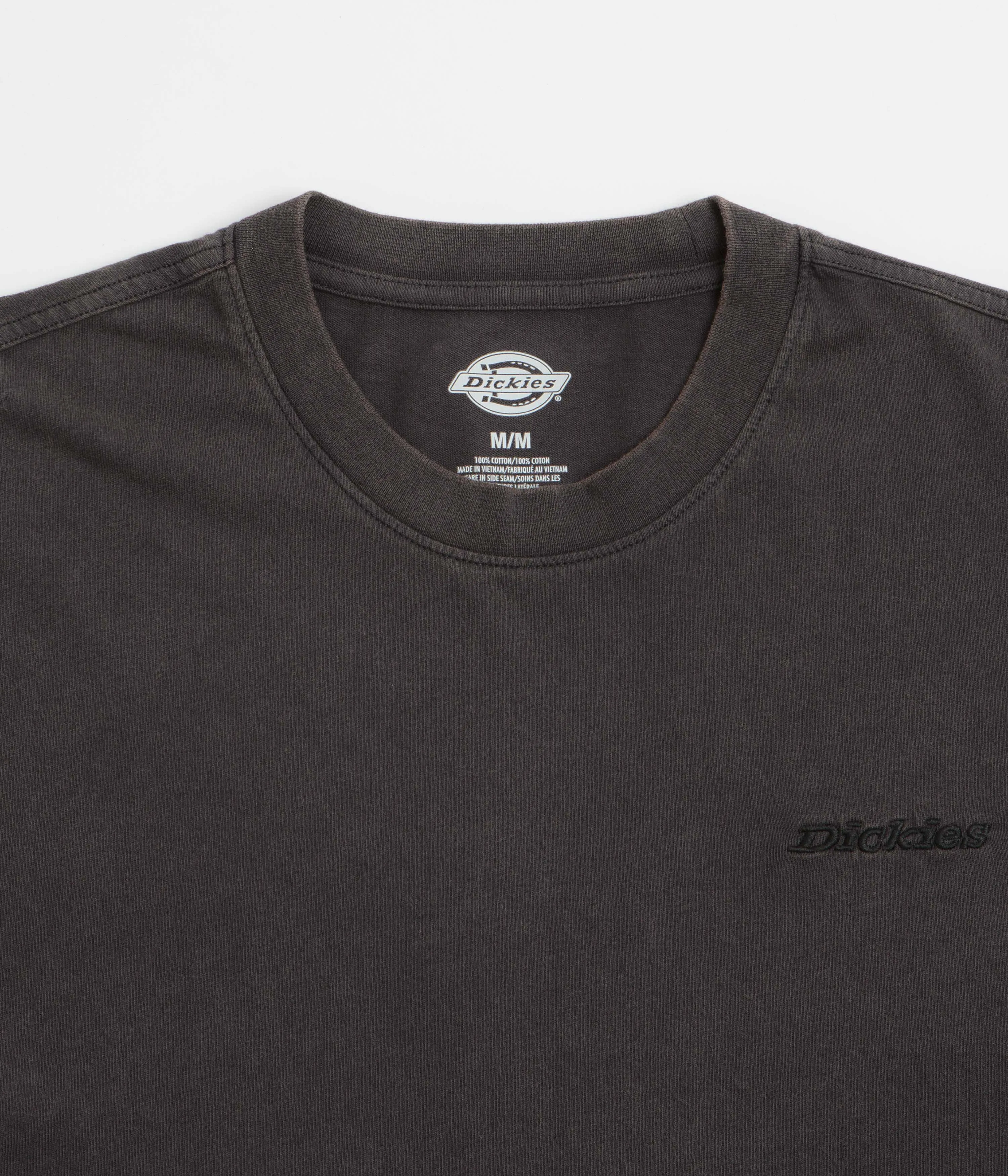 Dickies Plentywood T-Shirt - Black pants silhouette Square Neck