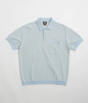 Sports Ready Dickies Rocky Knit Short Sleeve Polo Shirt - Whitecap Grey