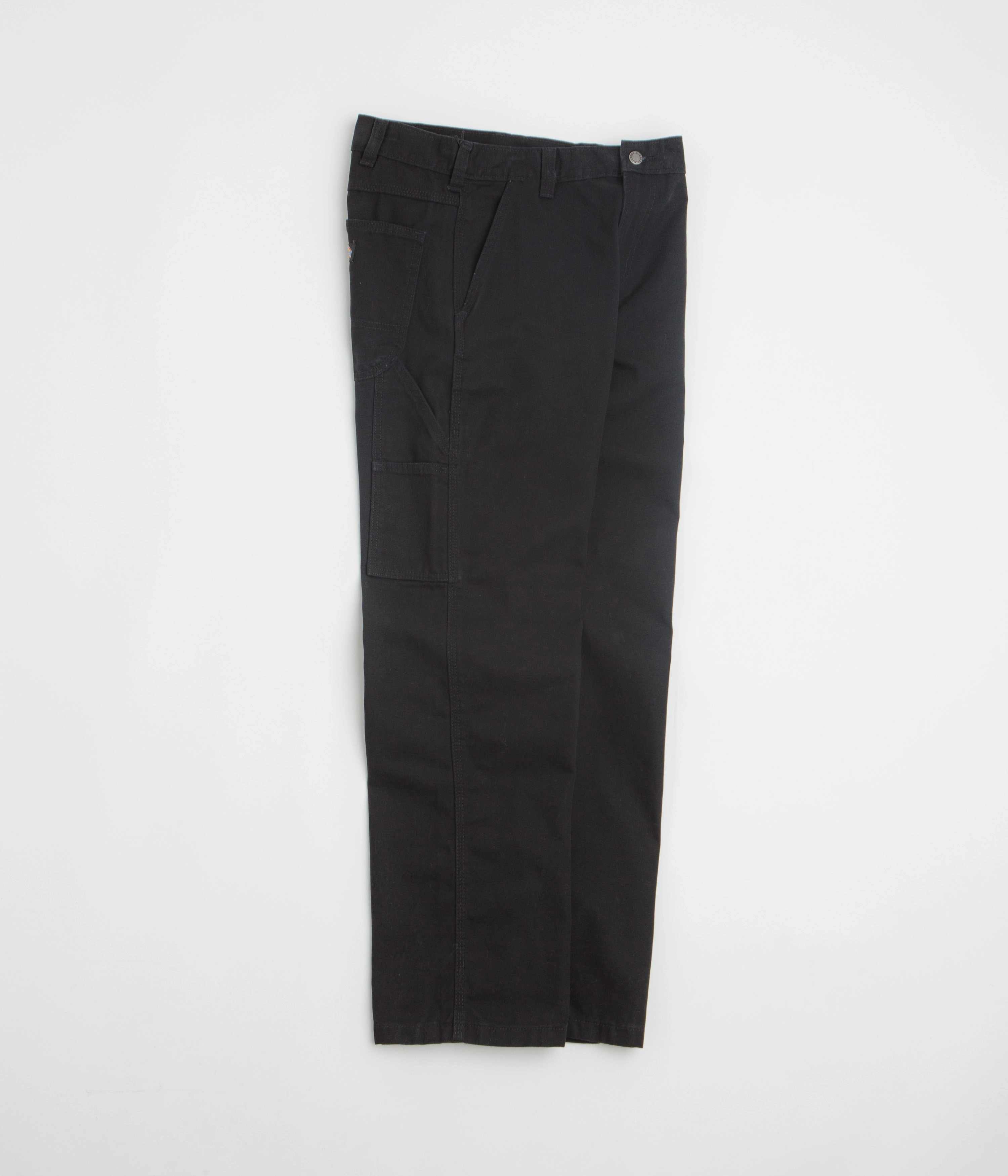 Barrel Waist Dickies Carpenter Canvas Pants - Black