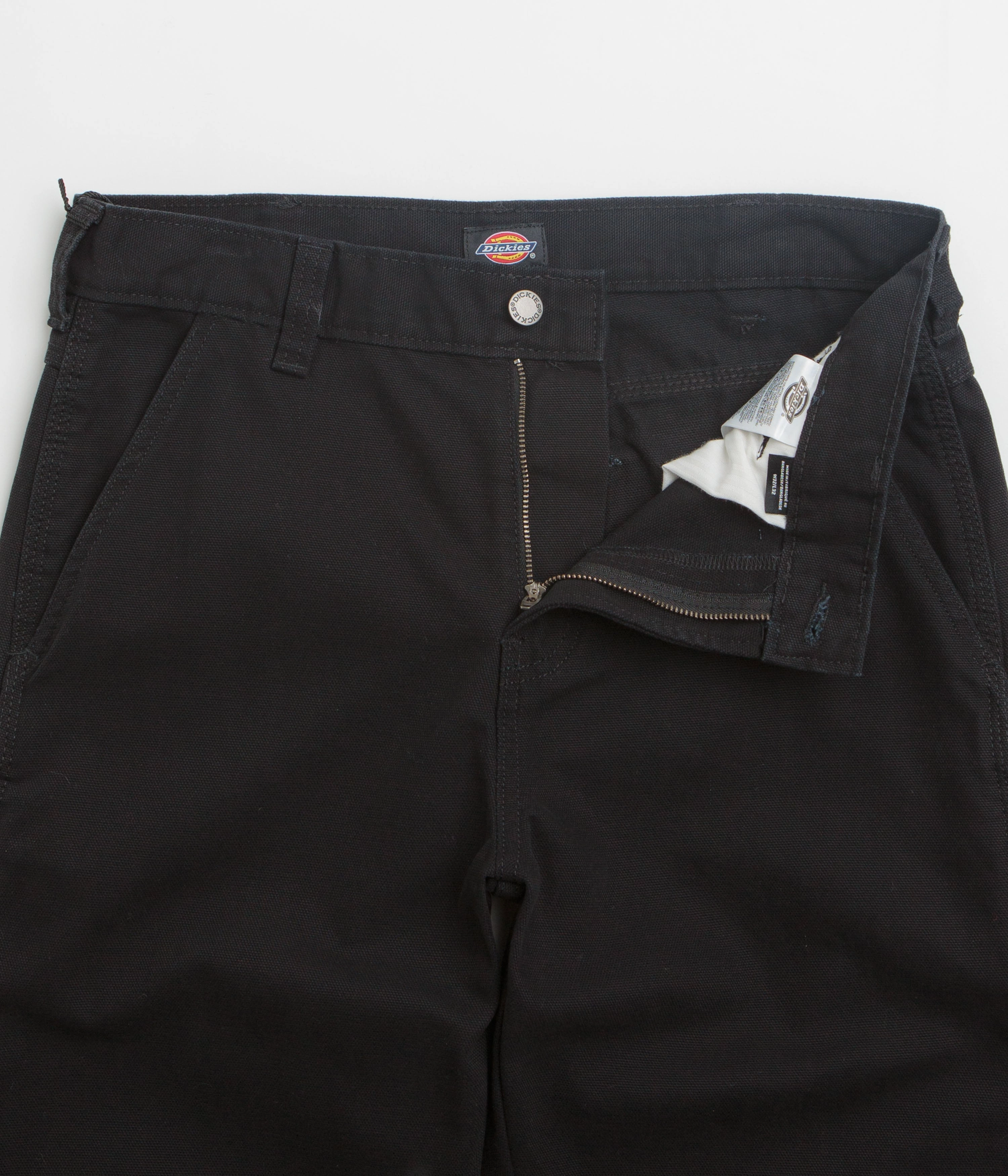 Dickies Carpenter Canvas Pants - Black MoistureWickingLining