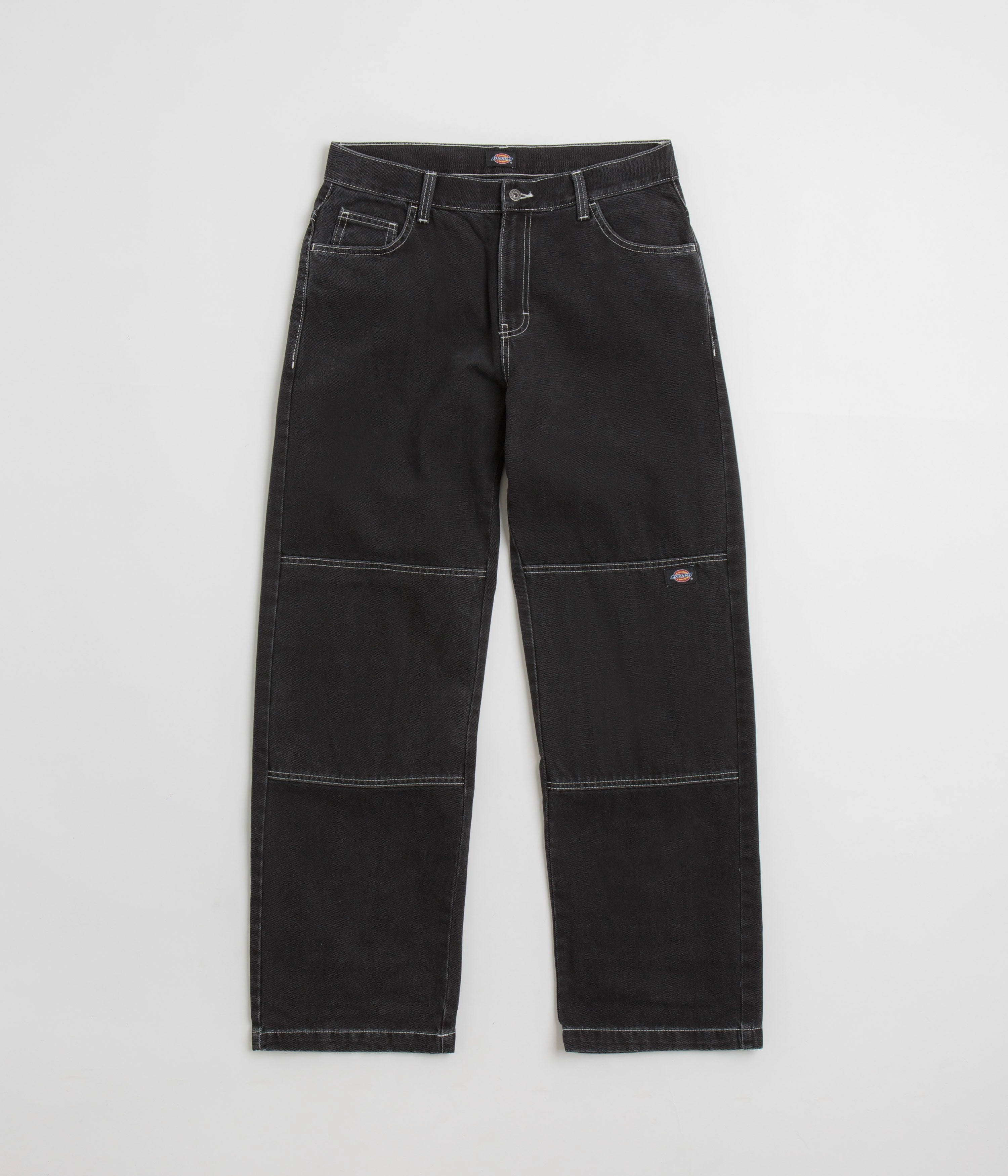 Dickies Double Knee Jeans - Black Wash All Season