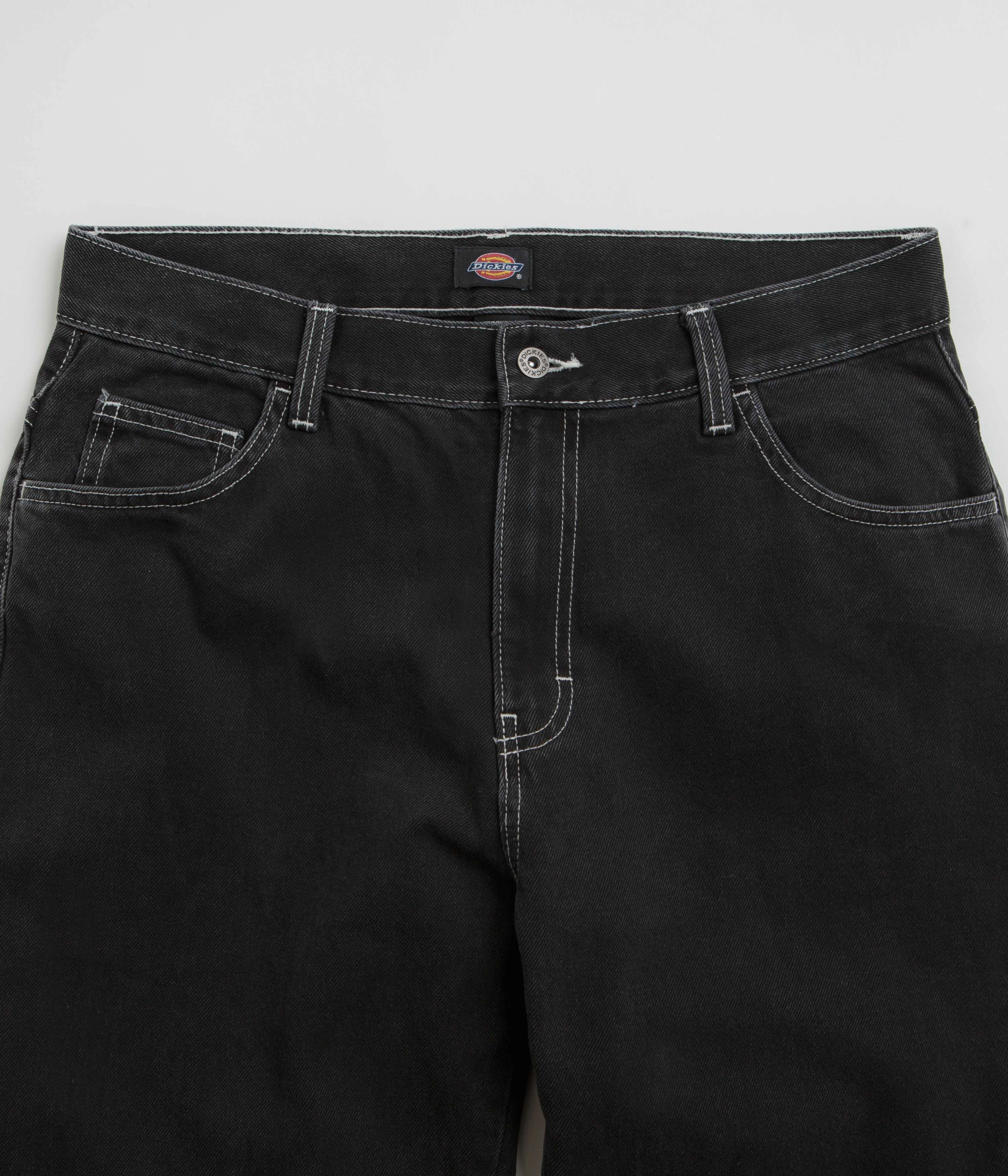 Dickies Double Knee Jeans - Black Wash Casual Design