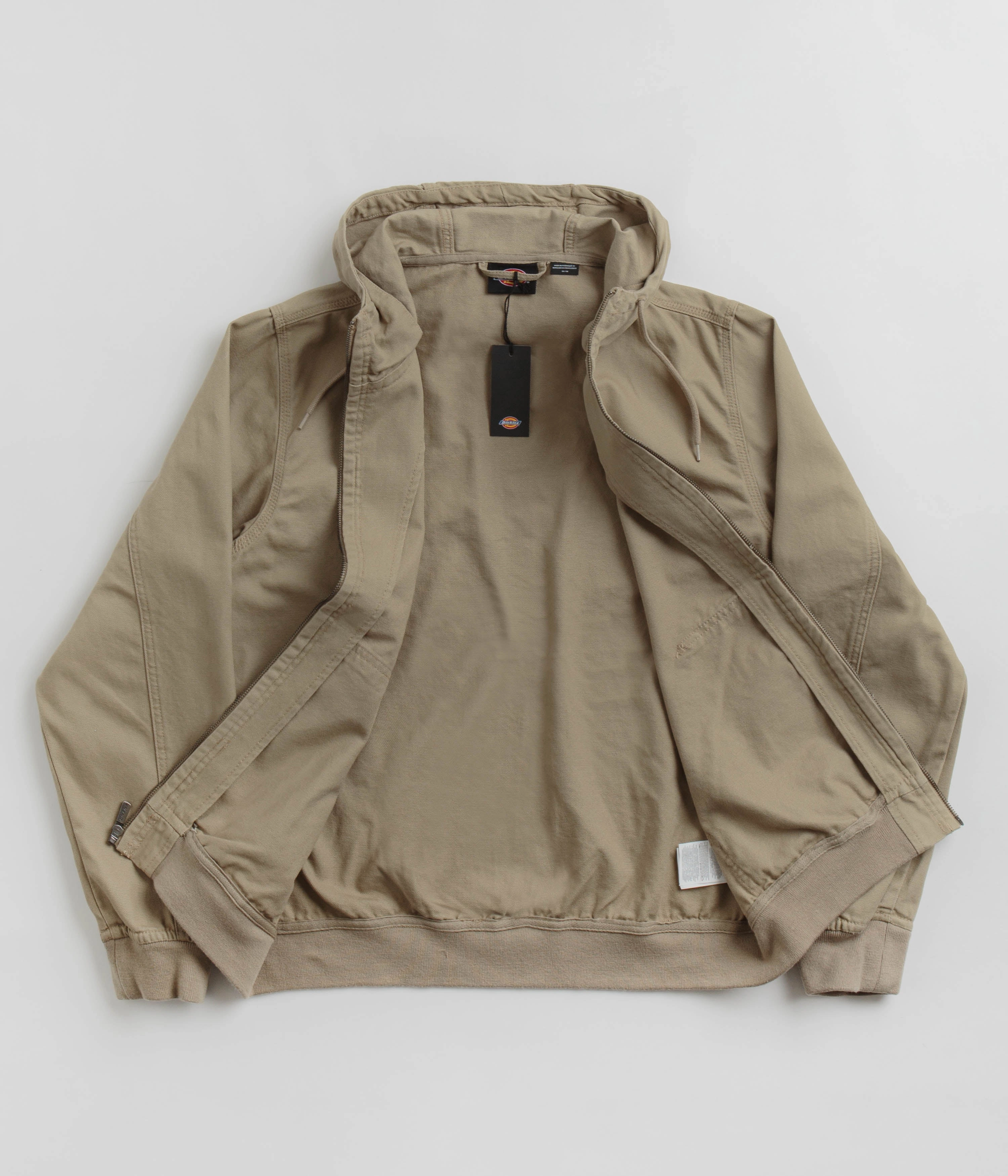 Compression Friendly Fit Reveal Dickies Duck Canvas Hooded Unlined Jacket - Desert Sand
