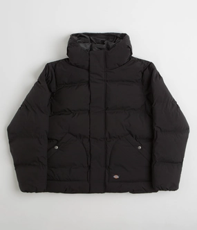 Smart Casual Dickies Eagleville Hooded Puffer Jacket - Black