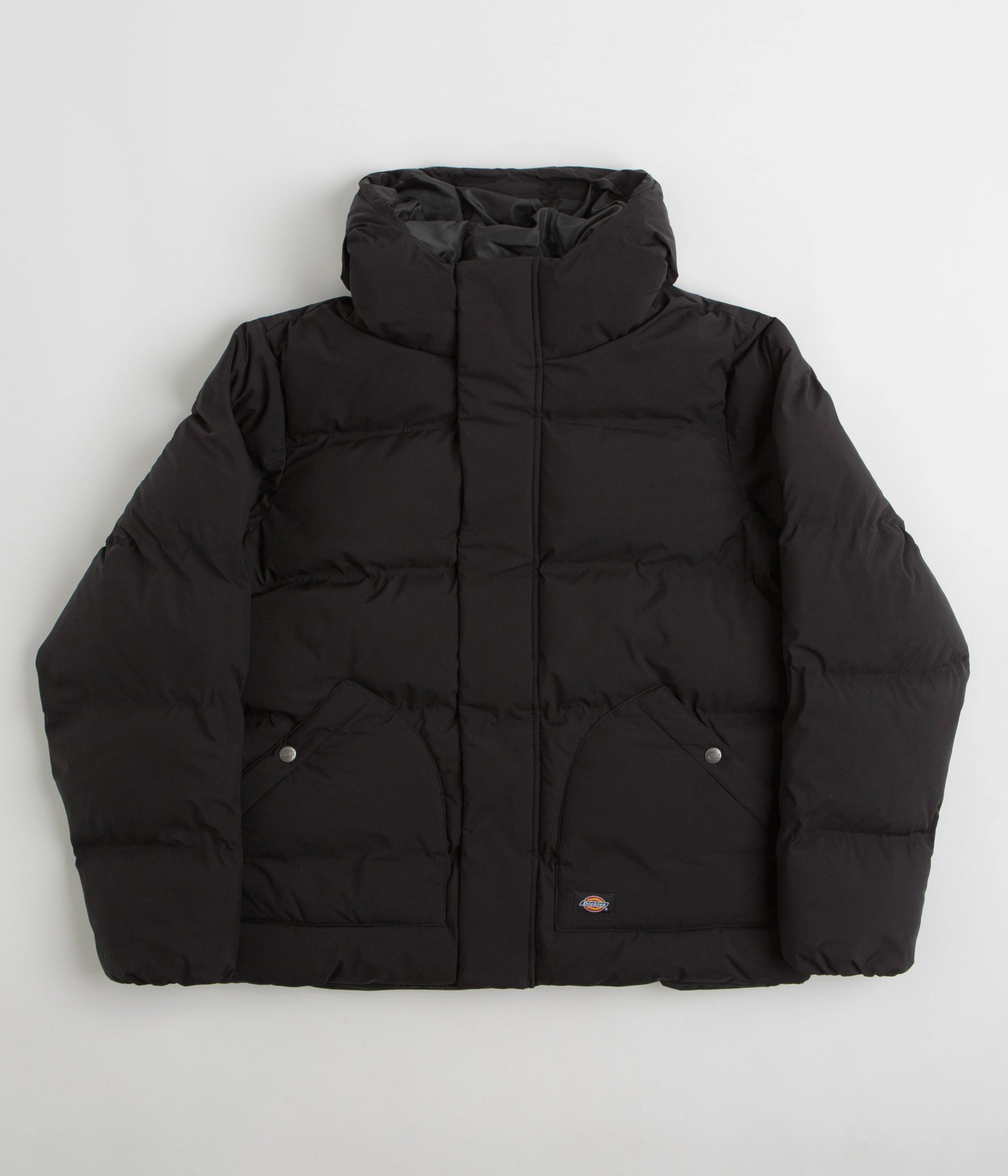 Smart Casual Dickies Eagleville Hooded Puffer Jacket - Black