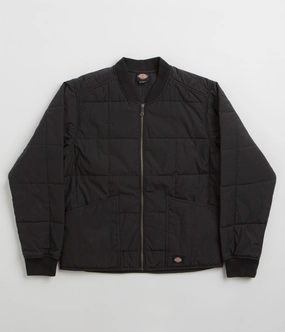 Dickies Gardiner Liner Jacket - Black Travel Light Quilted Inner Layer