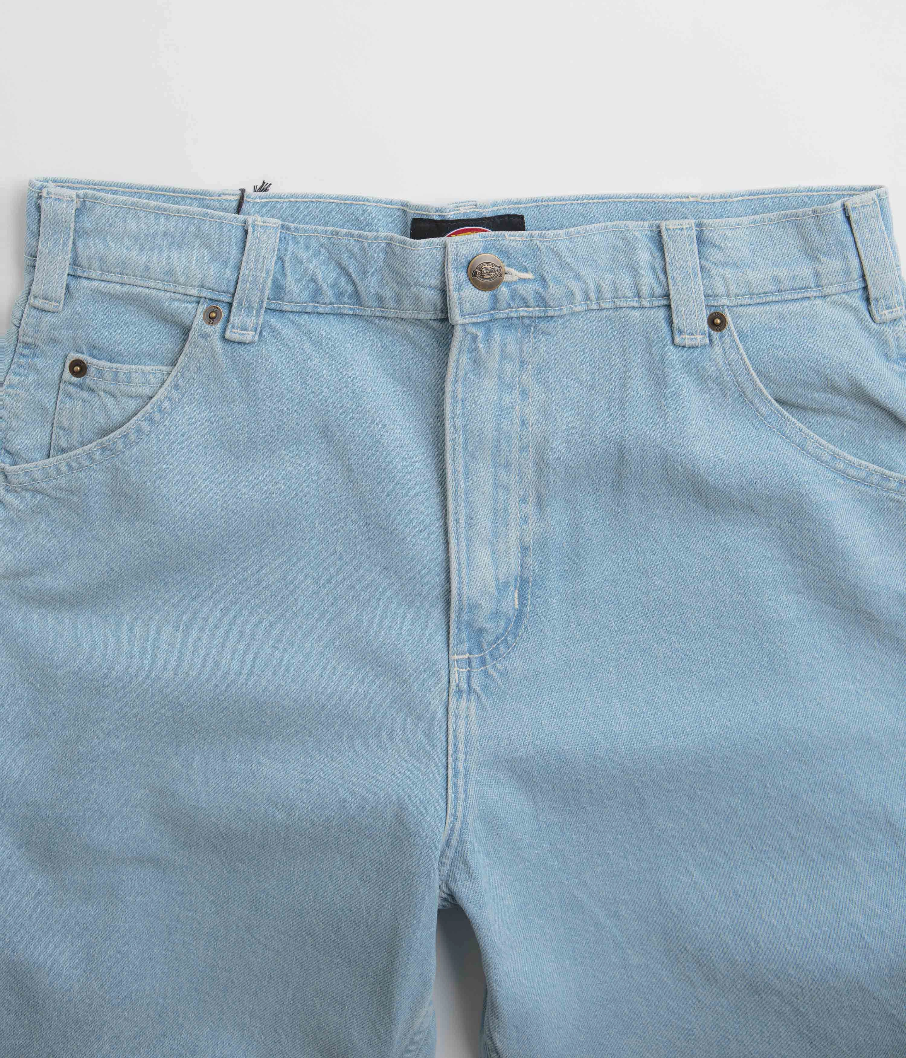 Dickies Garyville Denim Shorts - Vintage Aged Blue Clean Mood High-End Quality