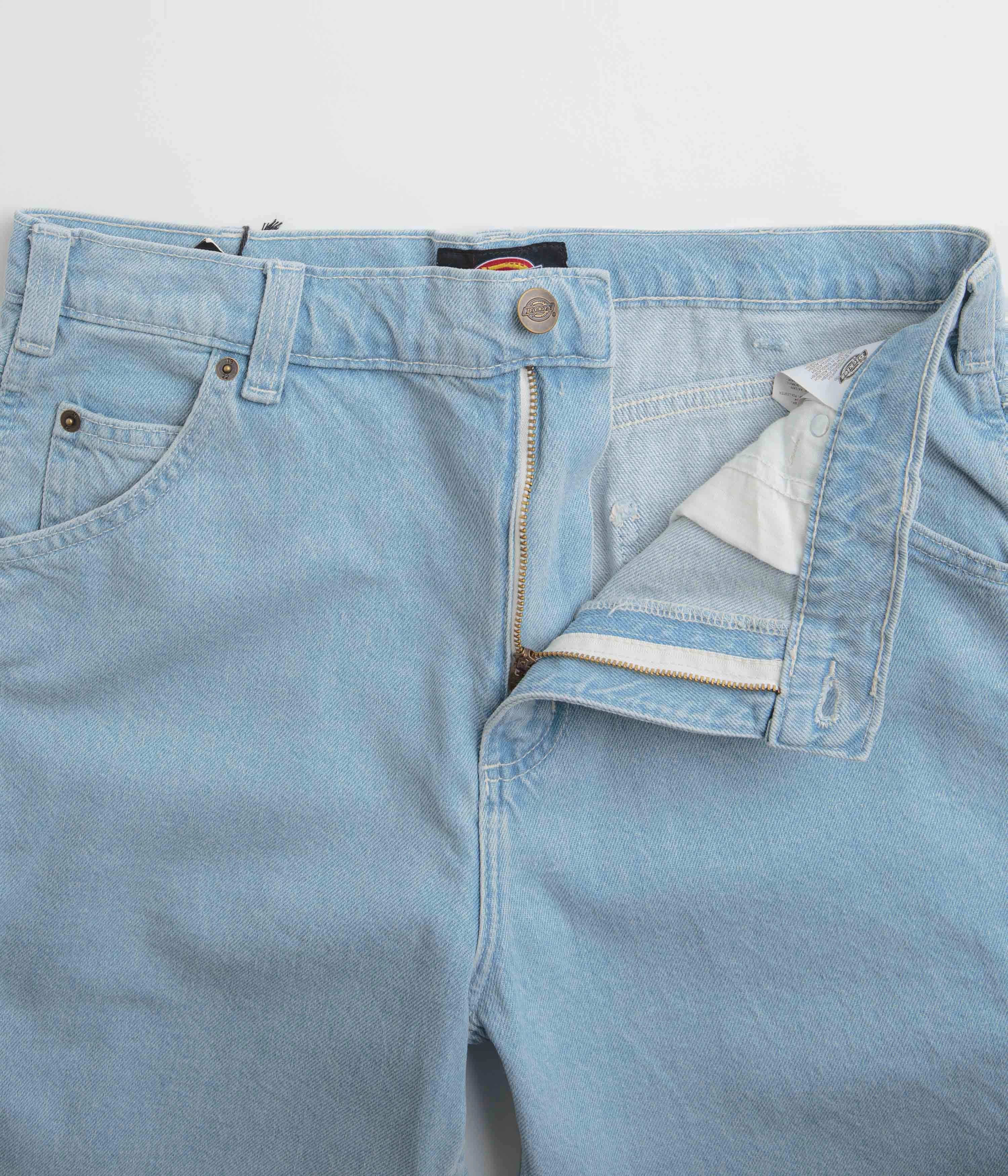 Fitness Enthusiast Dickies Garyville Denim Shorts - Vintage Aged Blue