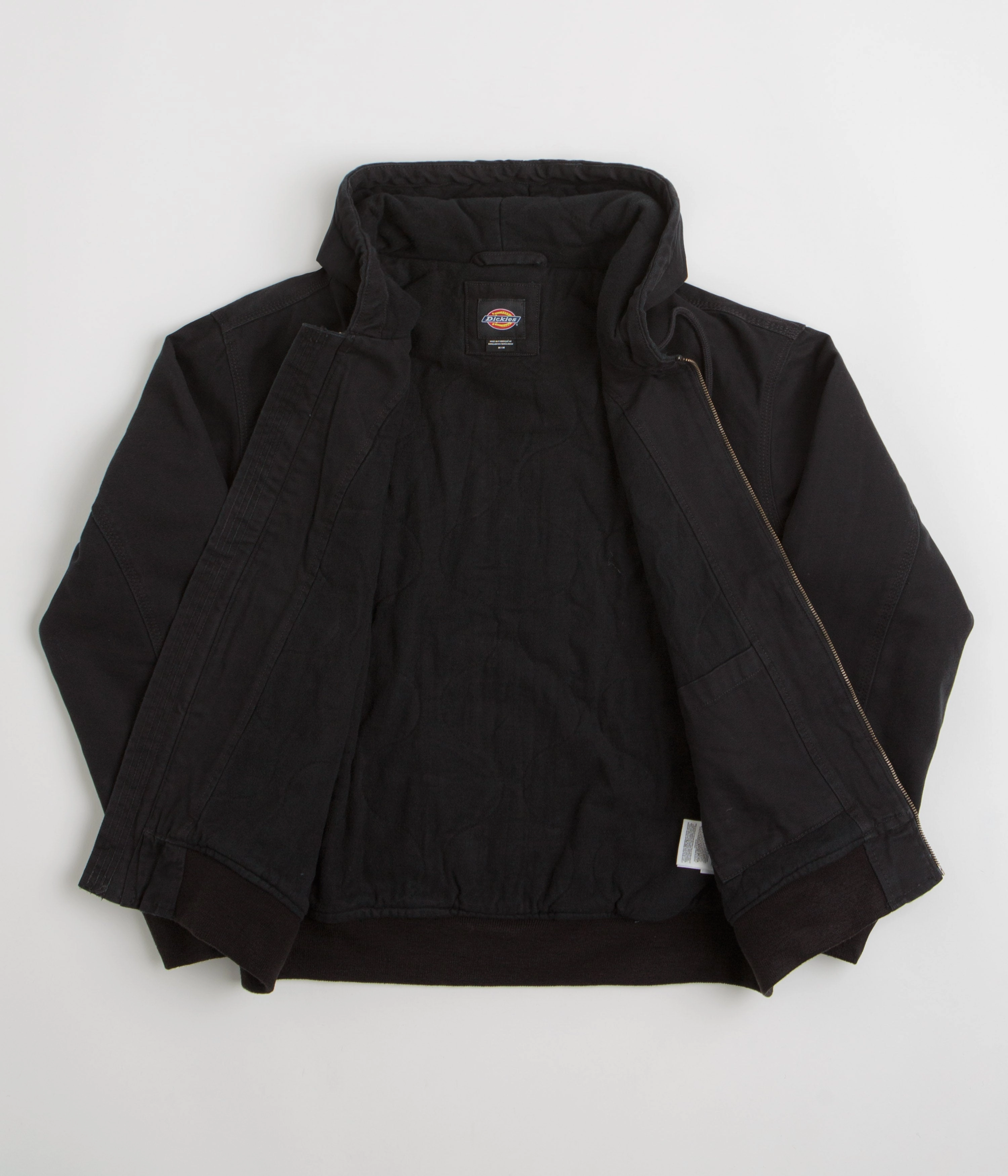 Dickies Hilham Hooded Canvas Jacket - Black Sticker