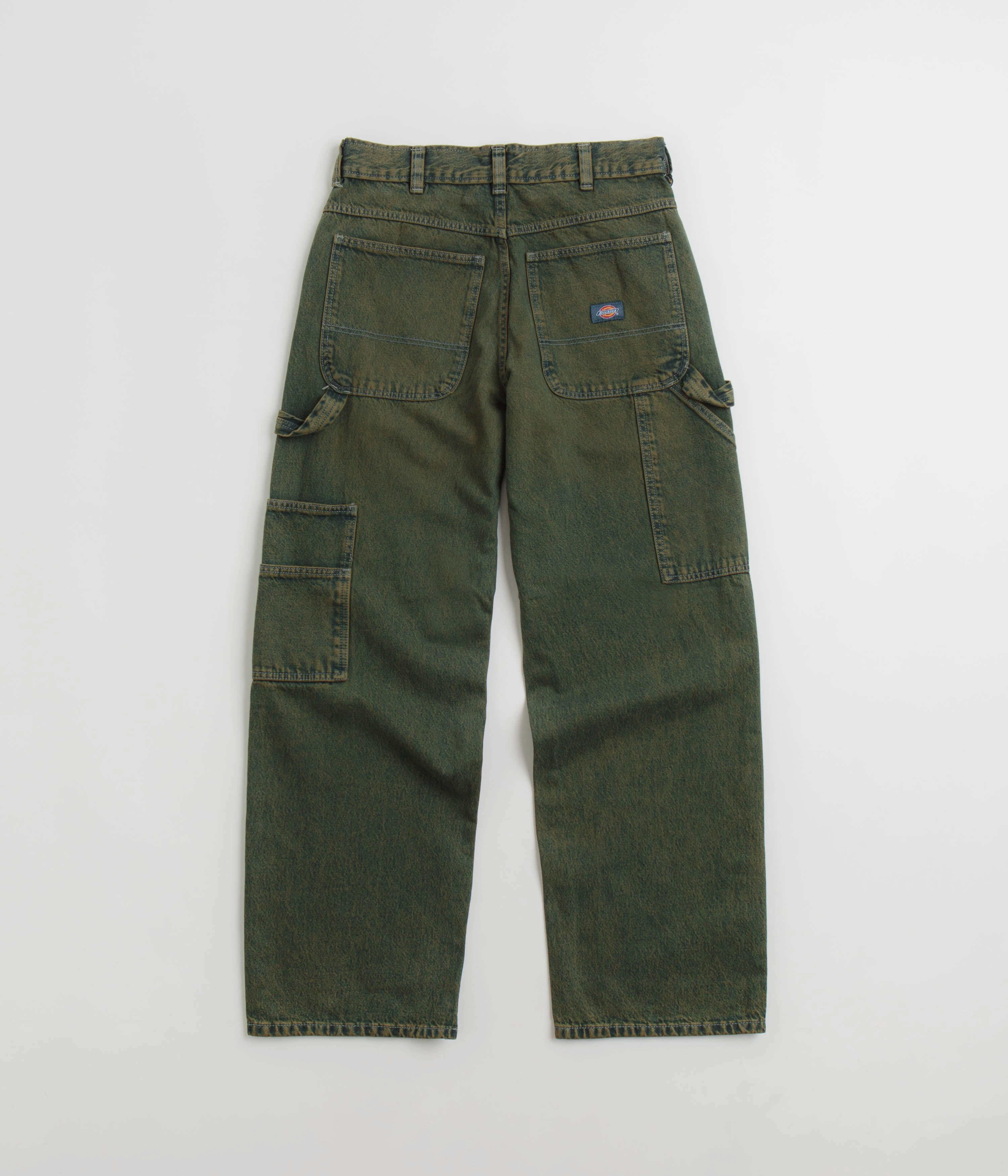 Dickies Loose Painter Jeans - Green Tone Fade Quick Access Pockets