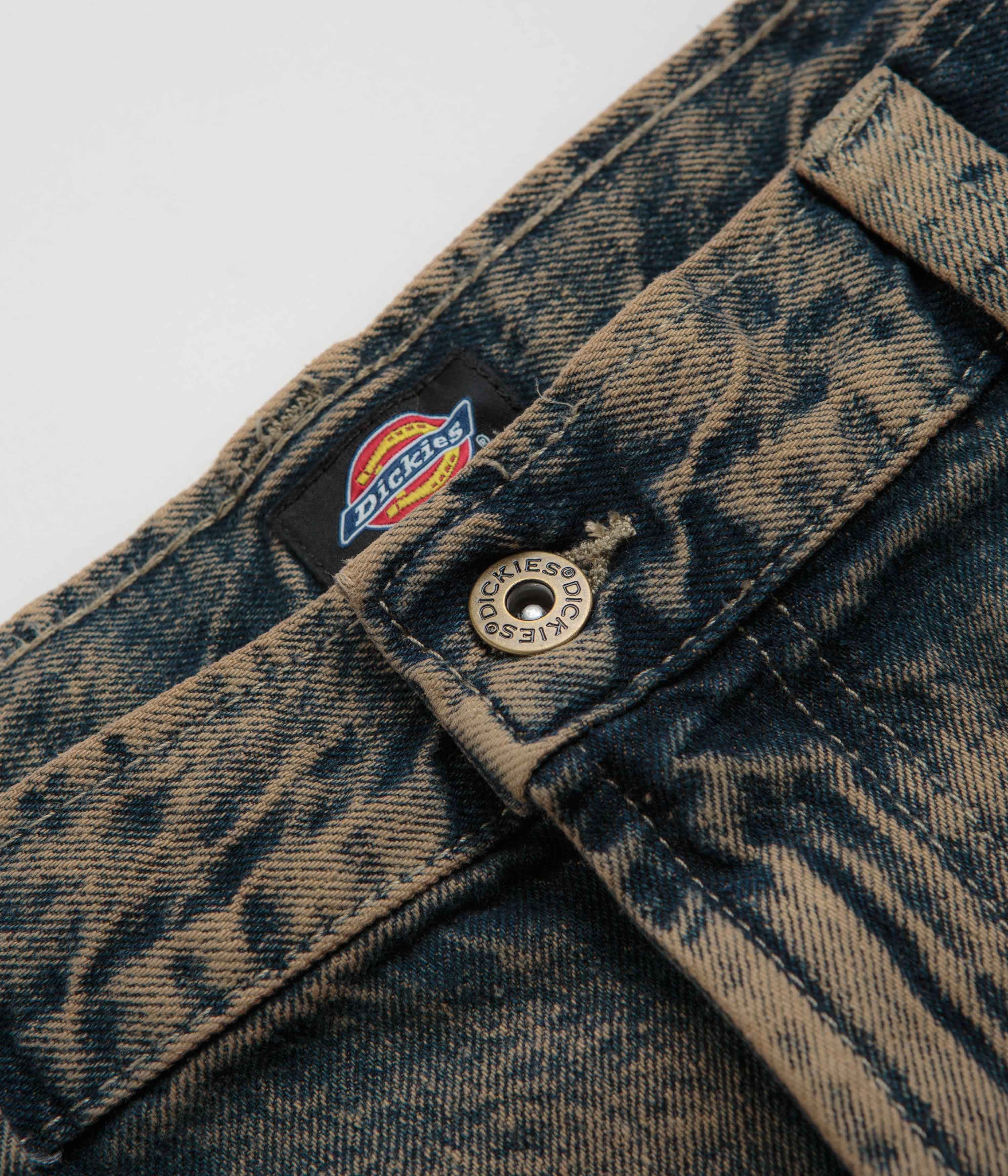 Dickies Madison Jeans - Overdye Brown Wash No Irritation Seams Erasable Logo Patch