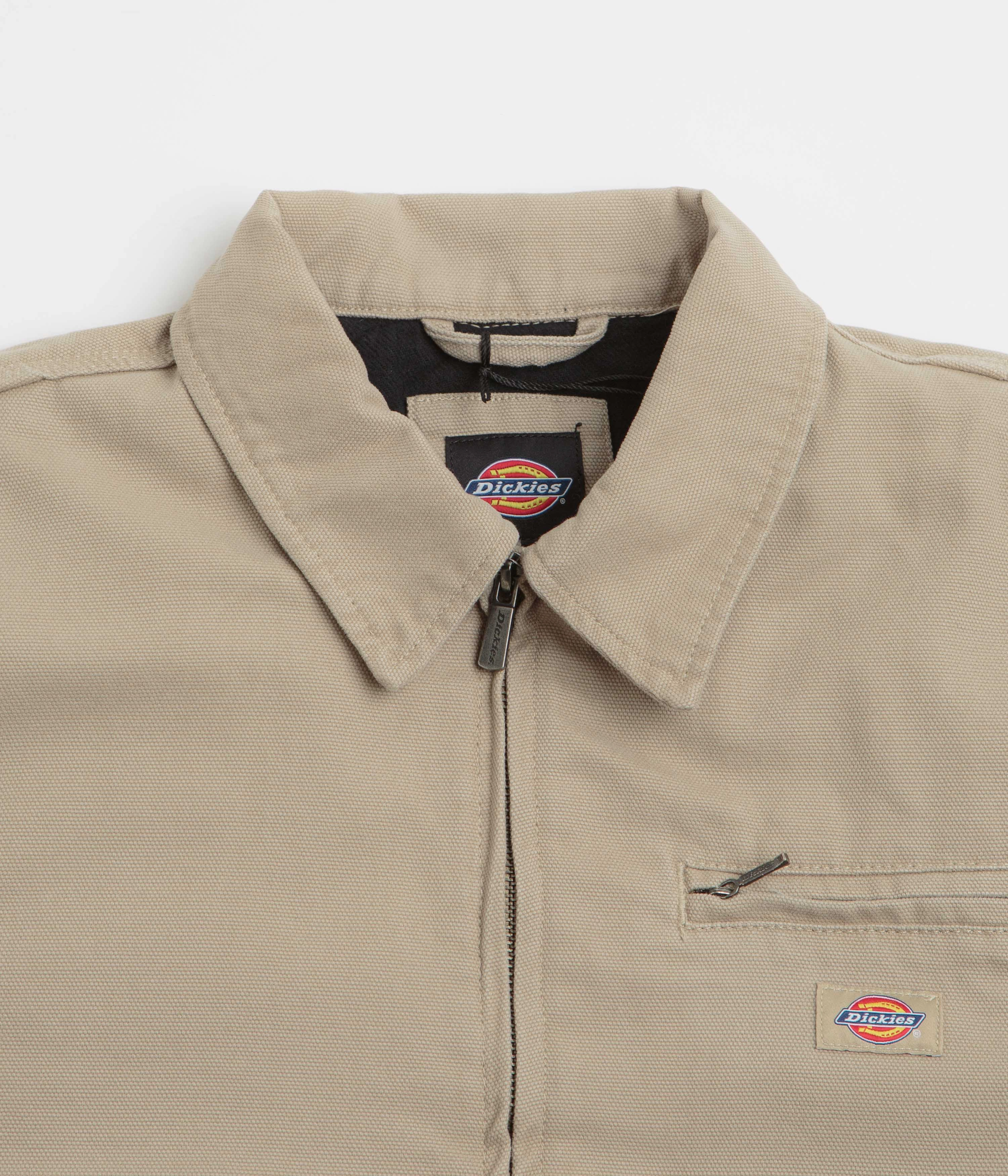 City Stylish Shield Dickies Painter Canvas Jacket - Desert Sand