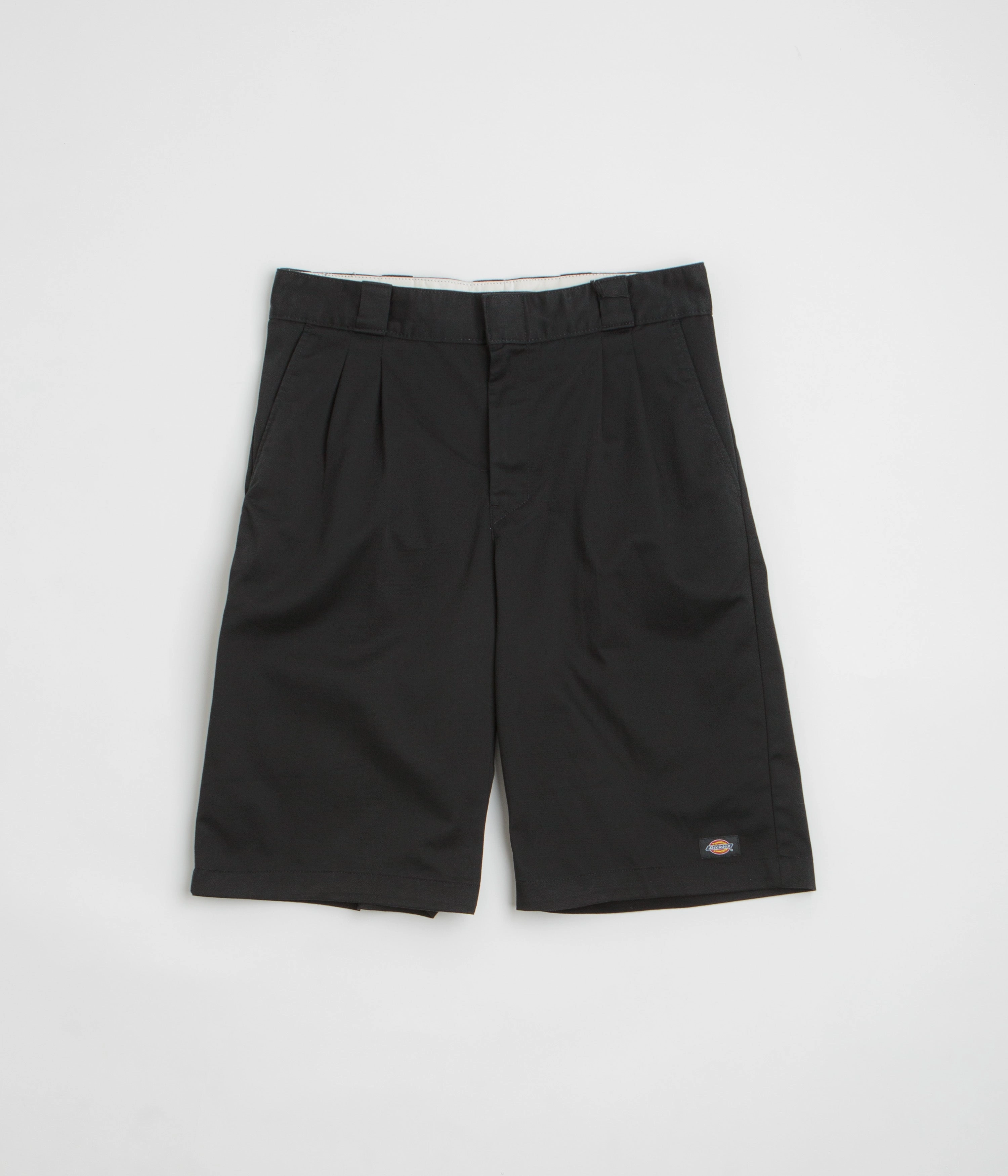 finance industry stretchy fabric Dickies Unionville 13 Inch Work Shorts - Black