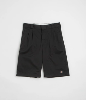 finance industry stretchy fabric Dickies Unionville 13 Inch Work Shorts - Black