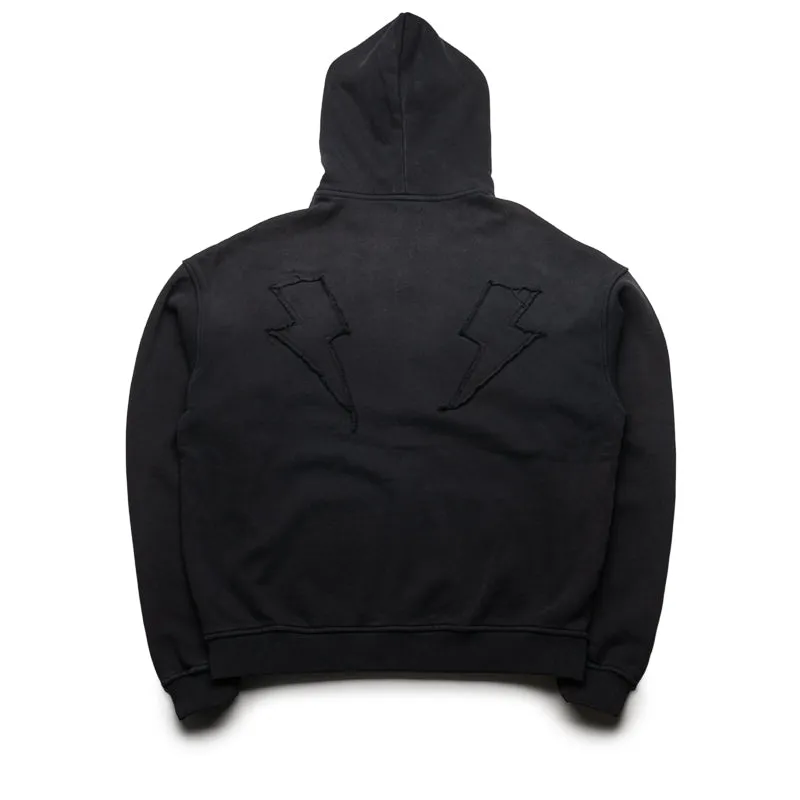 Diet Starts Monday Lightning Full Zip - Vintage Black microfiber