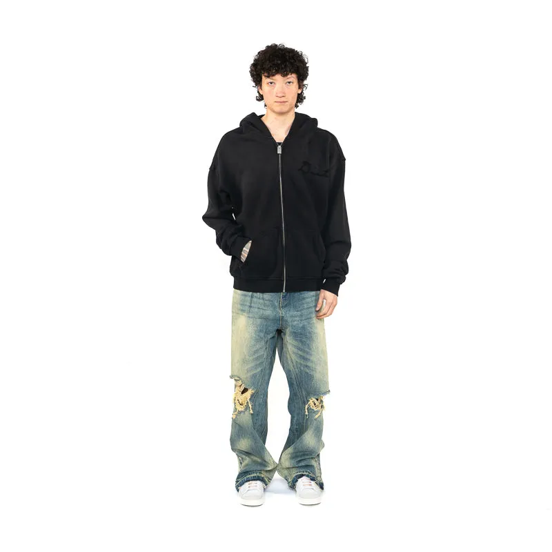 windproof lining Diet Starts Monday Lightning Full Zip - Vintage Black