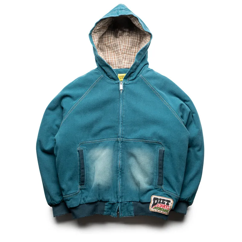 Diet Starts Monday Twin Needle Jacket - Pine Hiking wear Versatile Piece