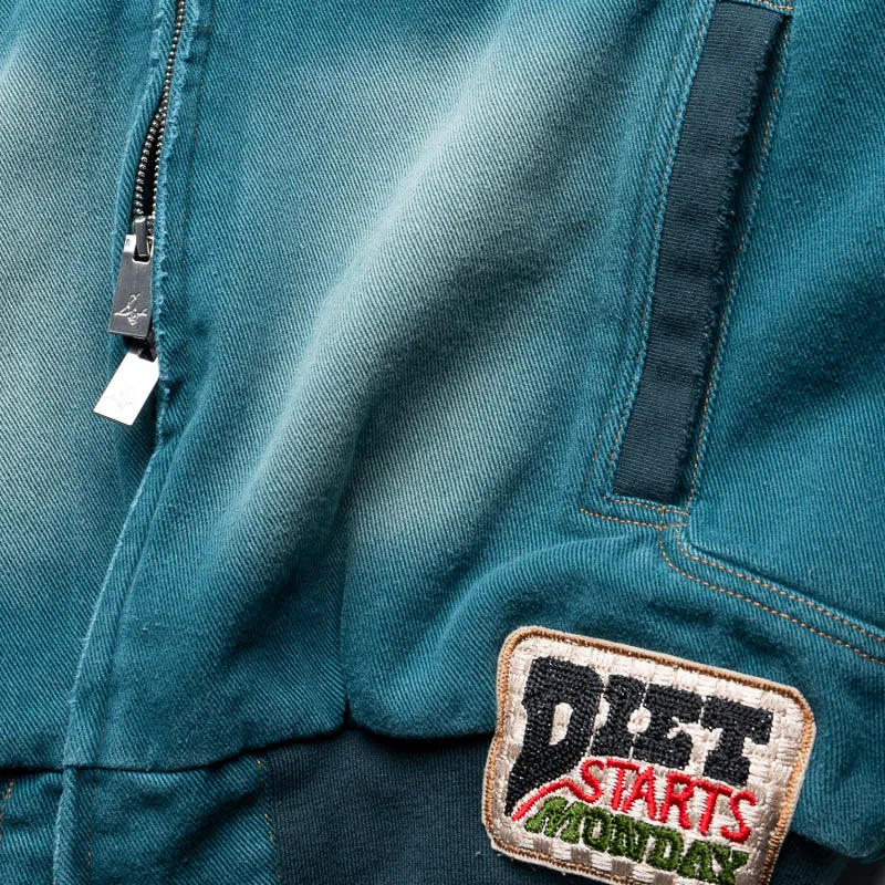 Diet Starts Monday Twin Needle Jacket - Pine Ramadan wear