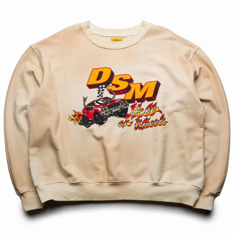 Durable Stitching Diet Starts Monday Hell On Wheels Sweatshirt - Antique White