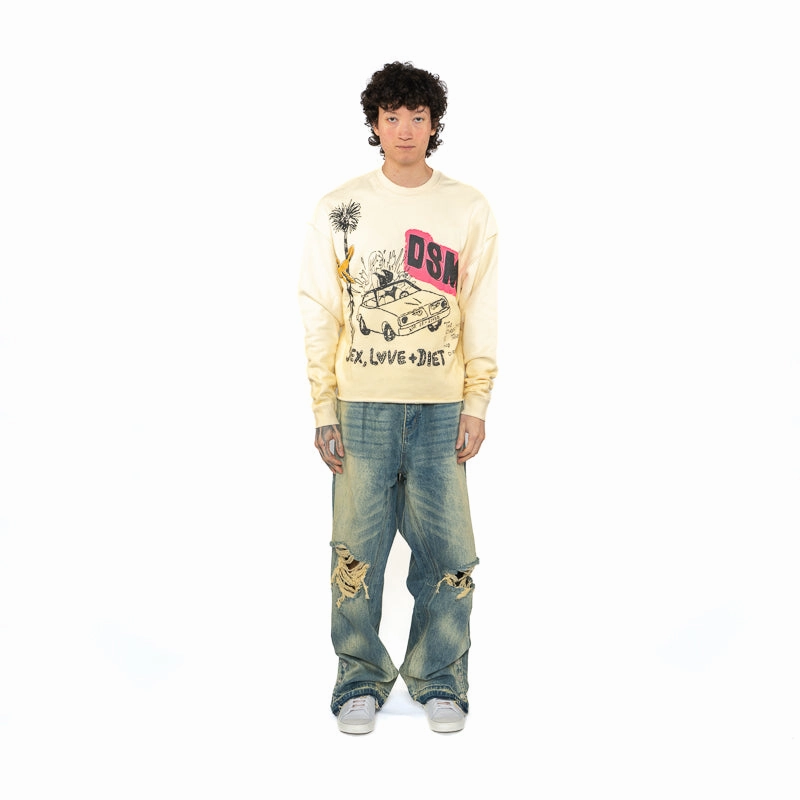 Diet Starts Monday SL&D Sweatshirt - Antique White