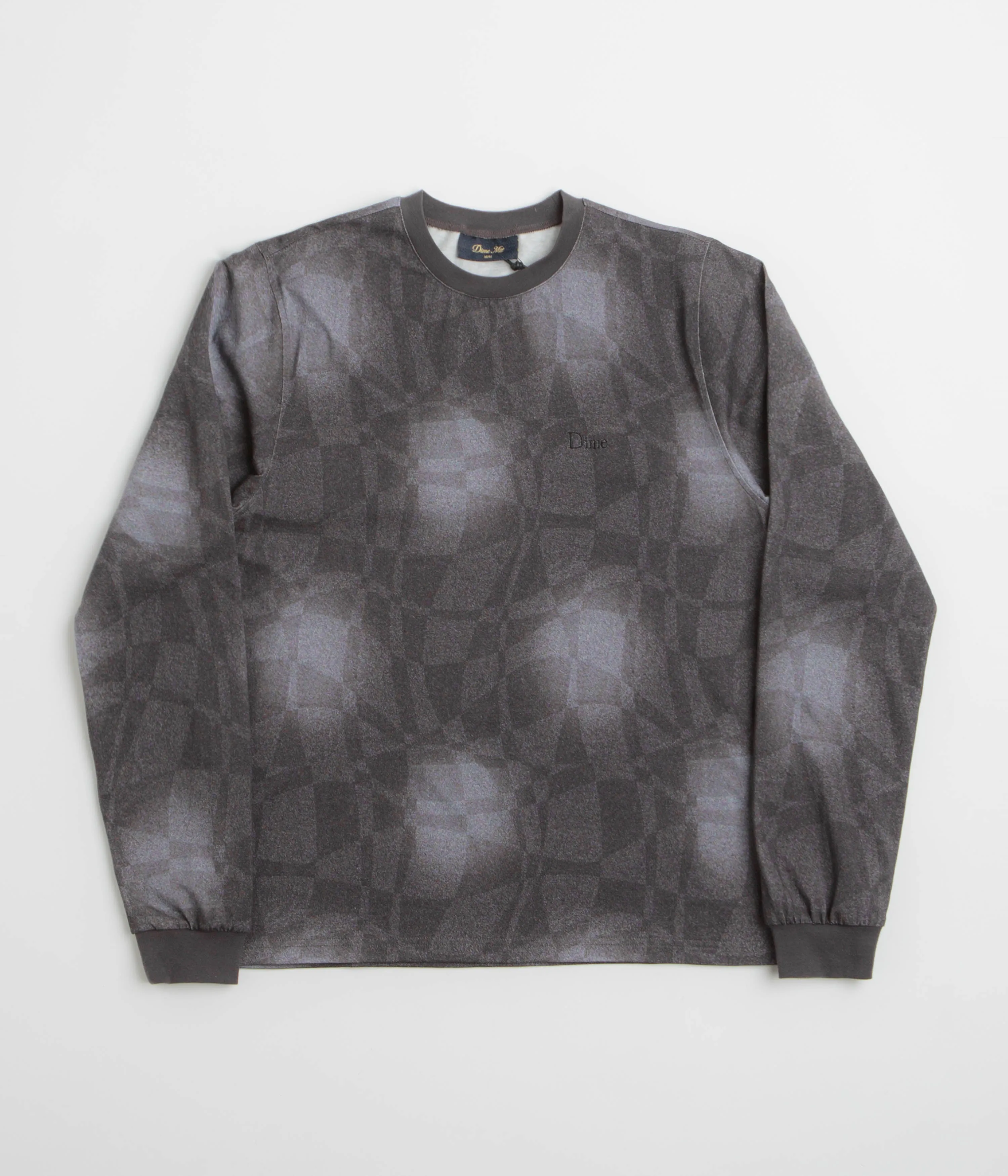 Dime Abstract Long Sleeve T-Shirt - Static Black Summer collection