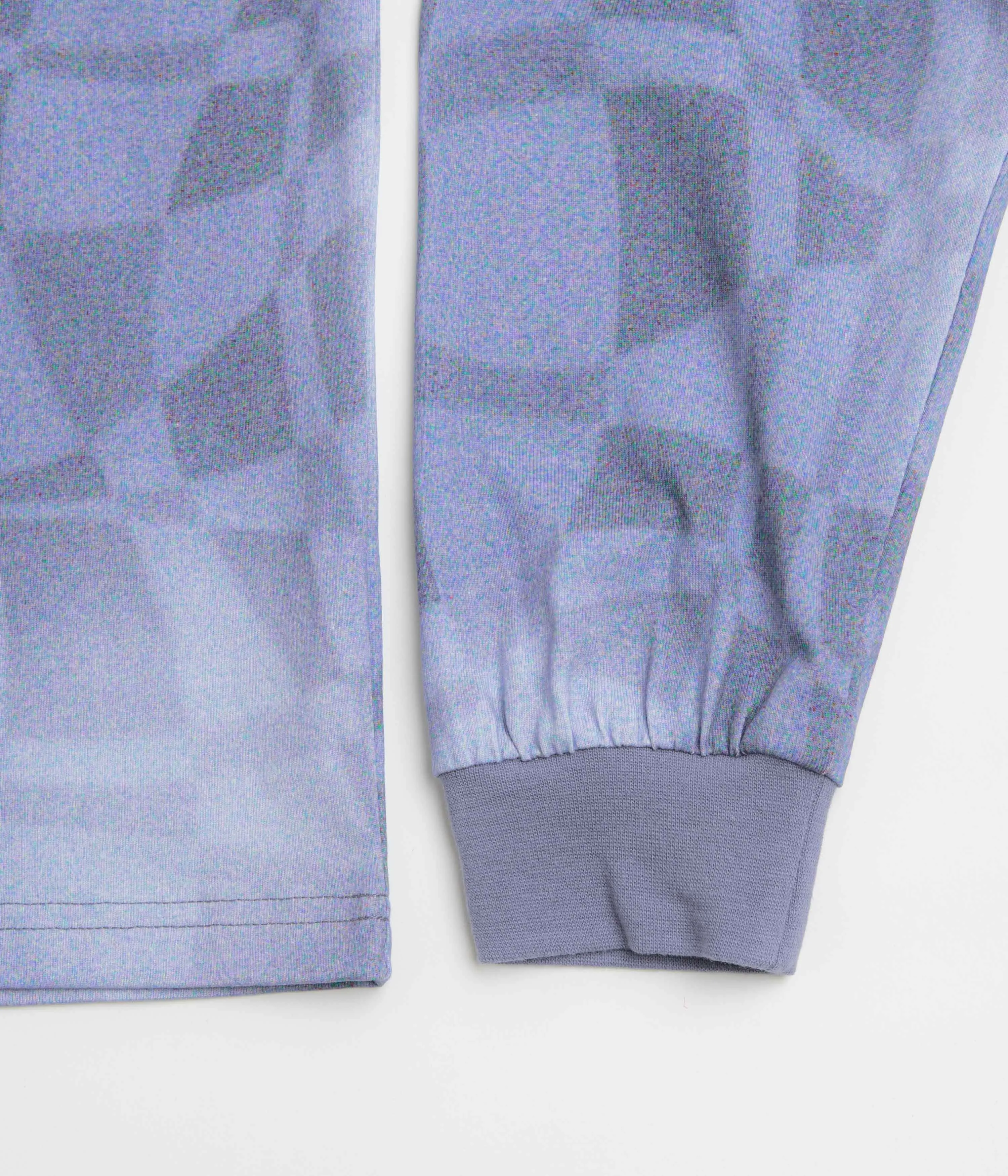 Dime Abstract Long Sleeve T-Shirt - Static Blue Edgy Summer collection
