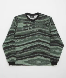 Dime Brushstroke Shirt - Hunter Green Flatlock stitching Youthful Appeal