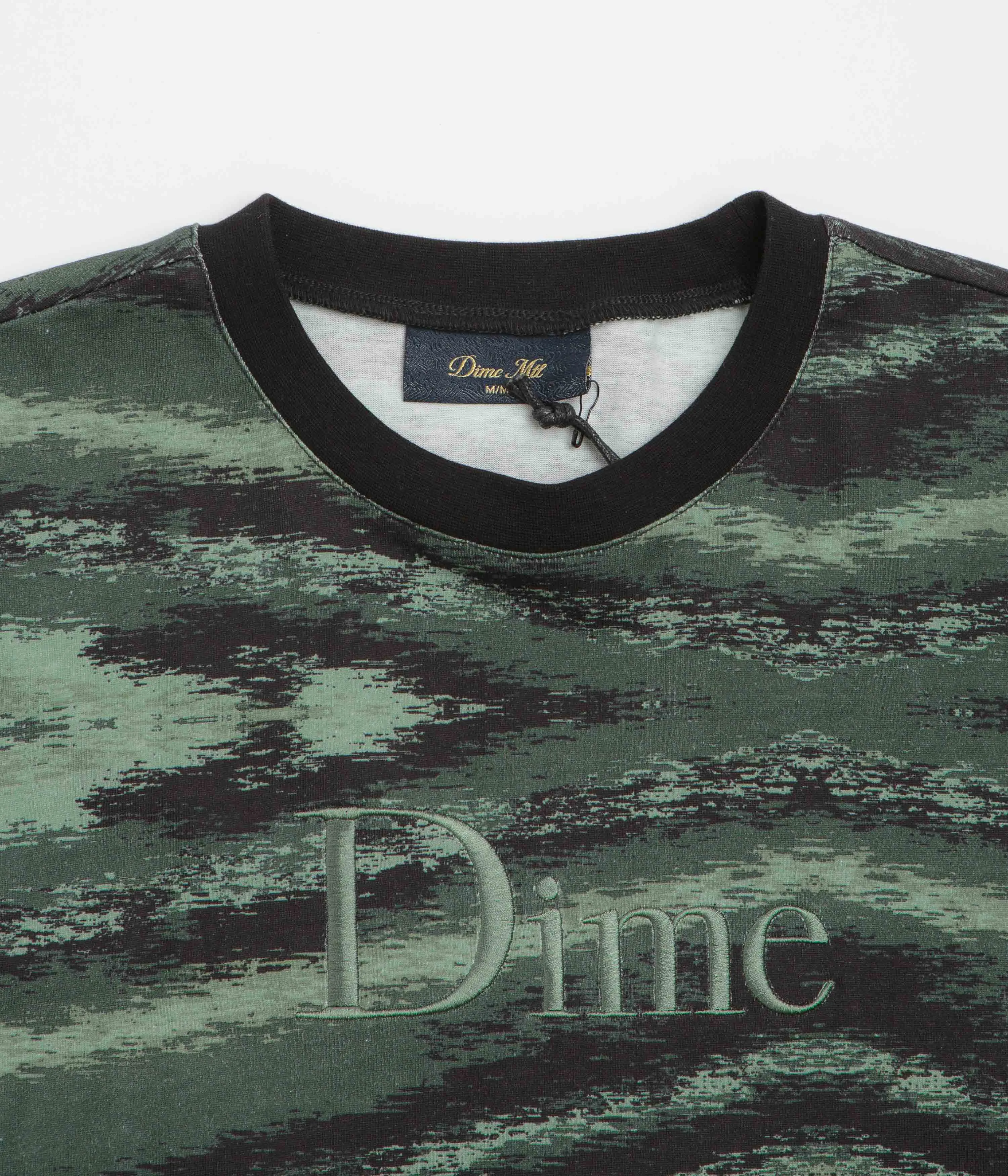 Dime Brushstroke Shirt - Hunter Green Stretchable Cloth Eco Friendly Production