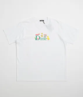 Dime Classic Cross Stitch T-Shirt - White ethnic hem party venue event