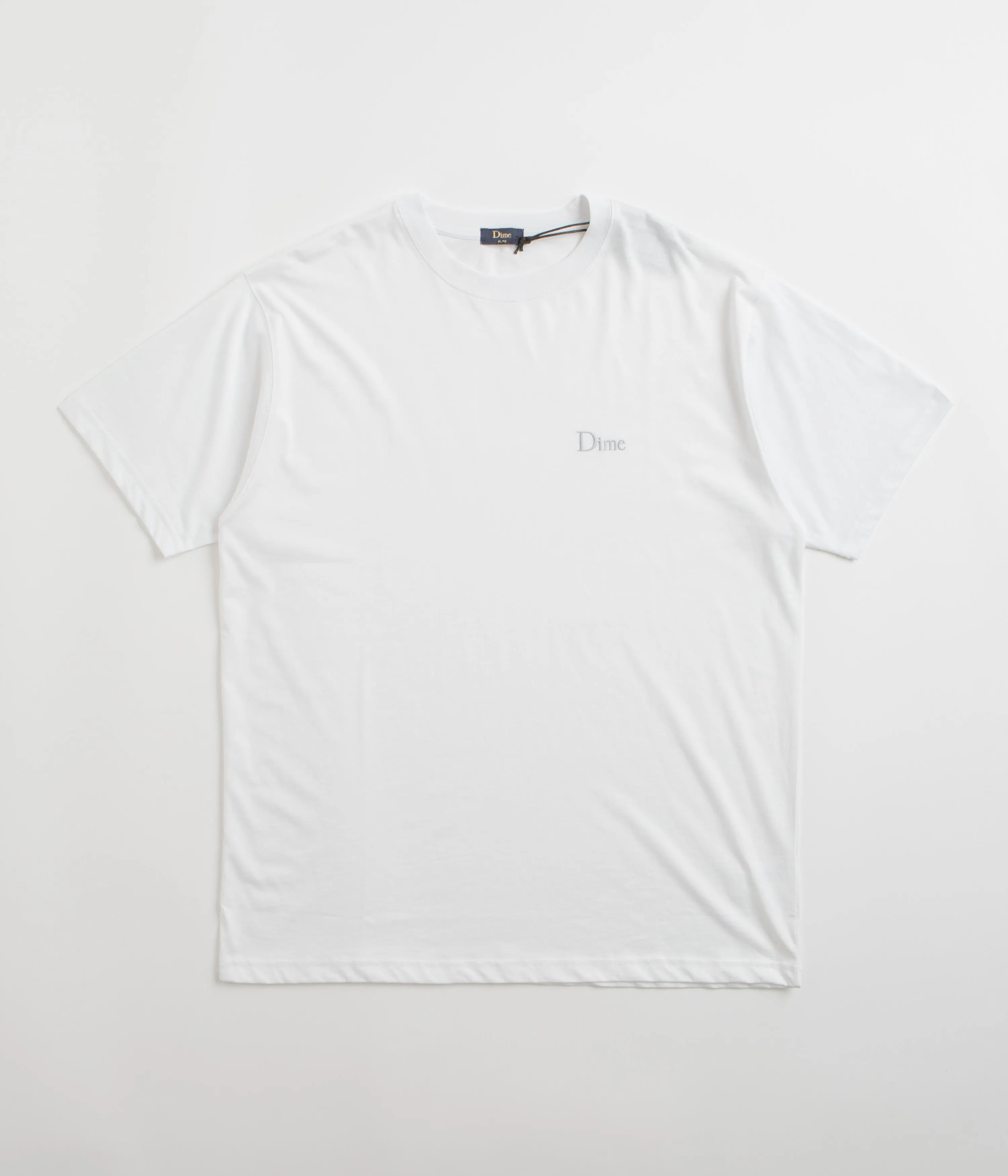 Dime Classic Small Logo T-Shirt - White park venue