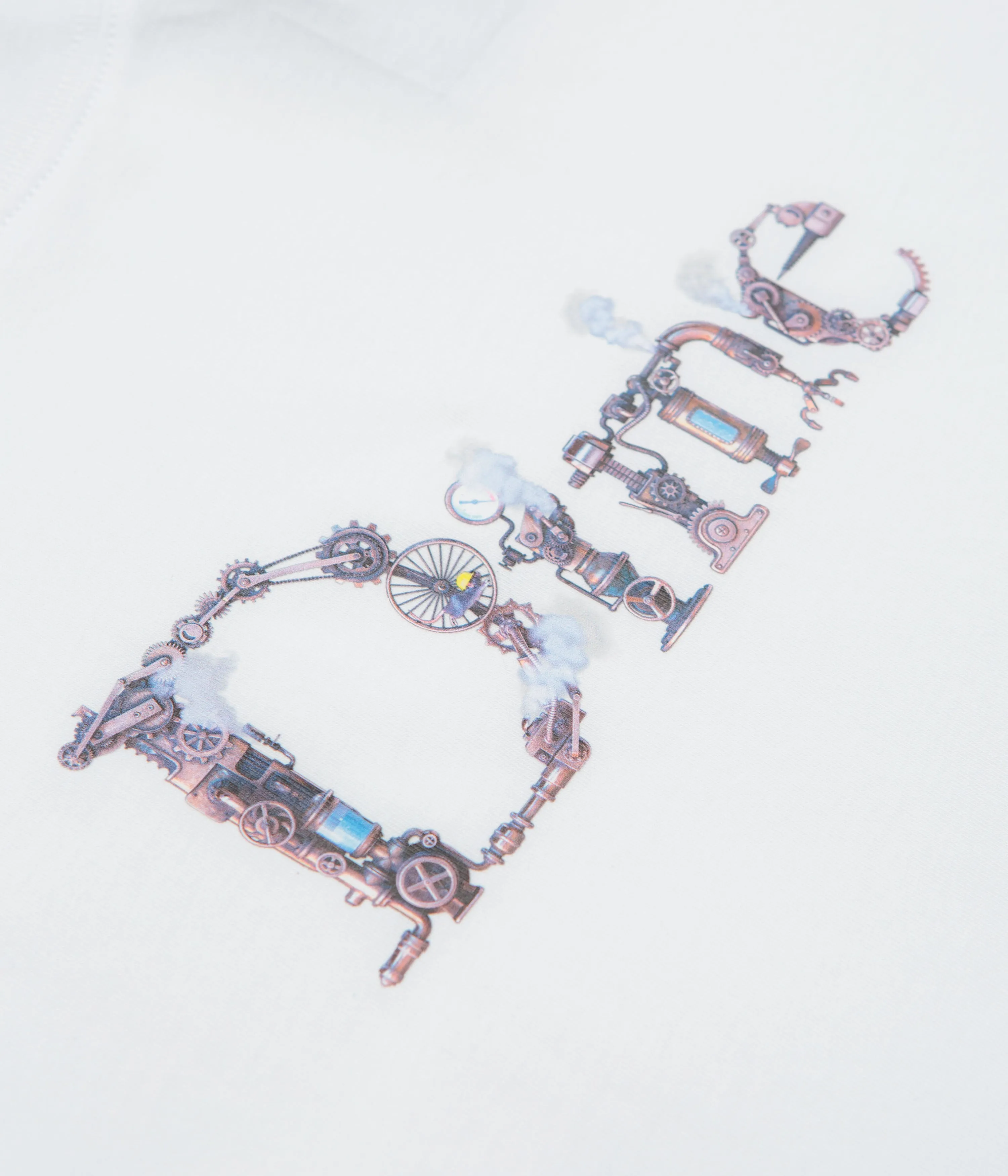 Dime Classic Steampunk T-Shirt - White restaurant