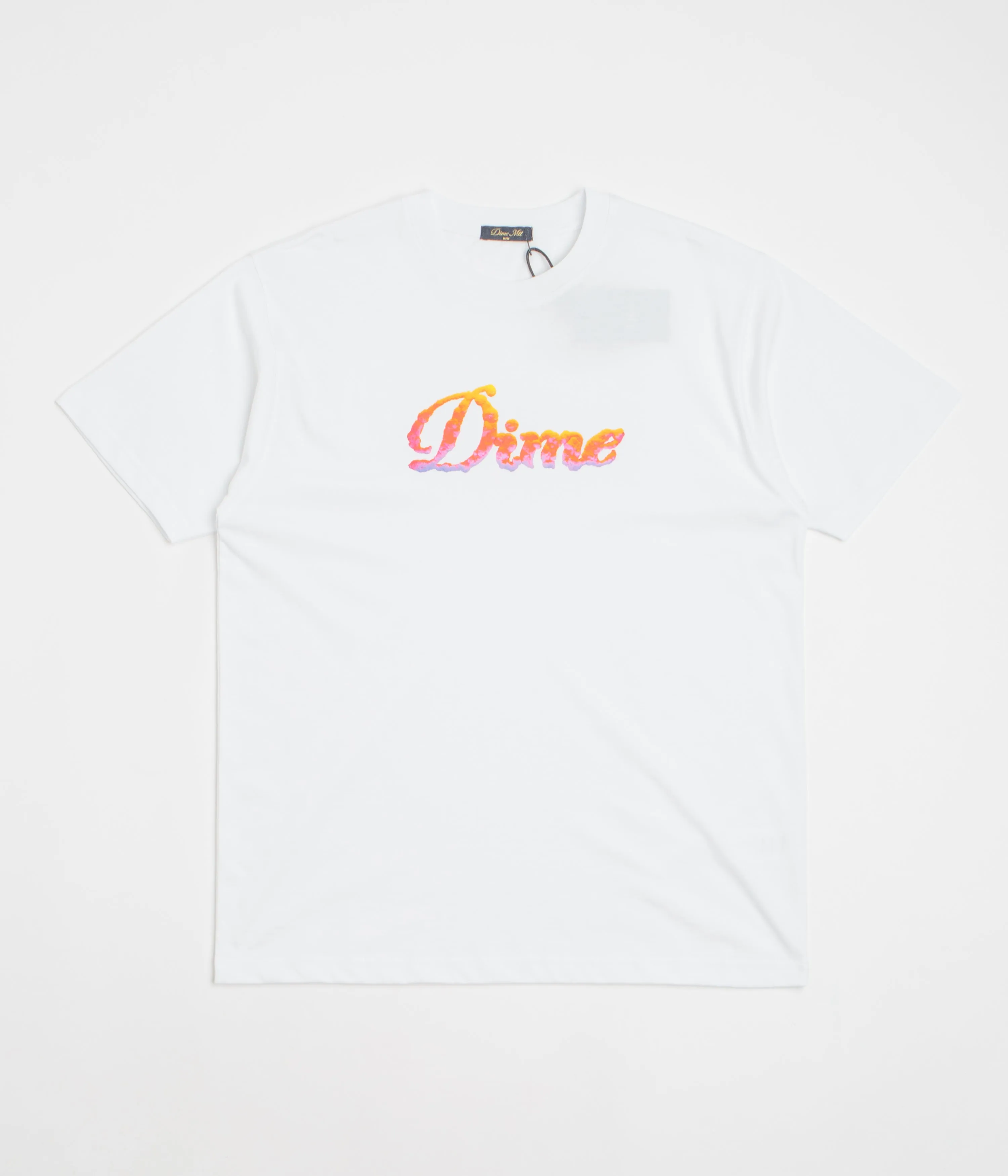 Dime Cursive Cloud T-Shirt - White trendy details