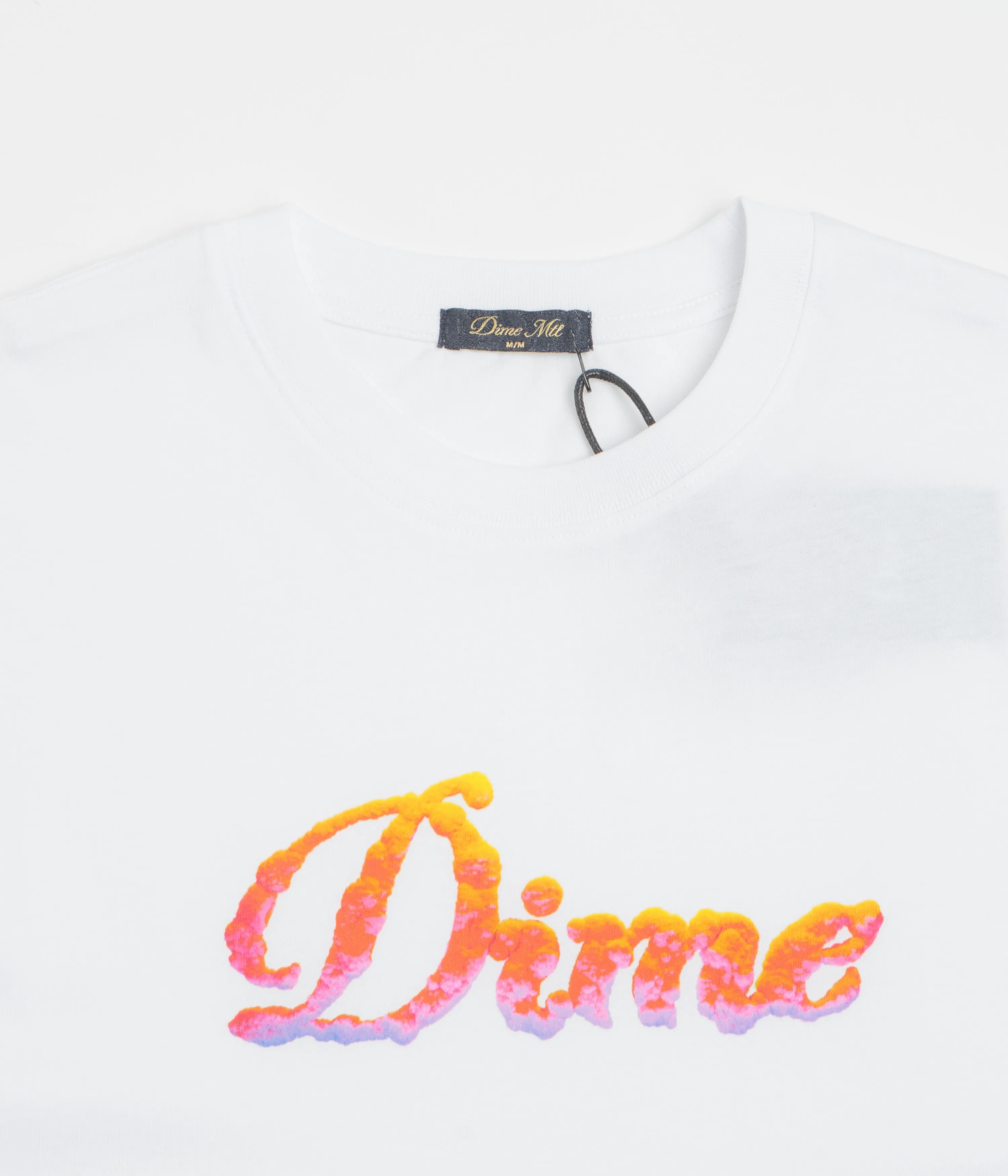 Affordable urban climate Dime Cursive Cloud T-Shirt - White