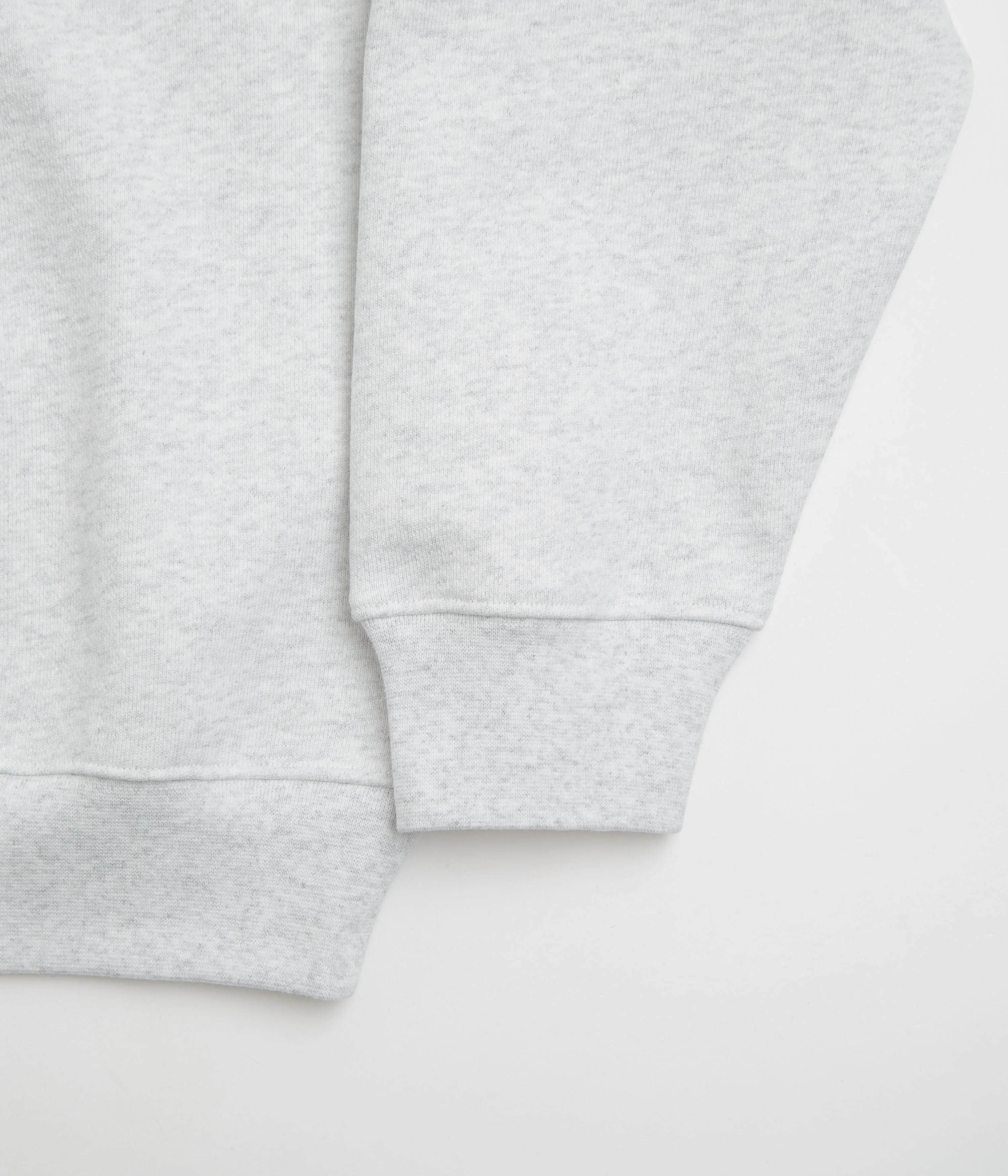Dime Cursive Small Logo Crewneck Sweatshirt - Ash product office appropriate professionalism