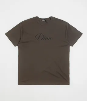 fit guide Subtle patterns Dime Cursive T-Shirt - Vintage Black