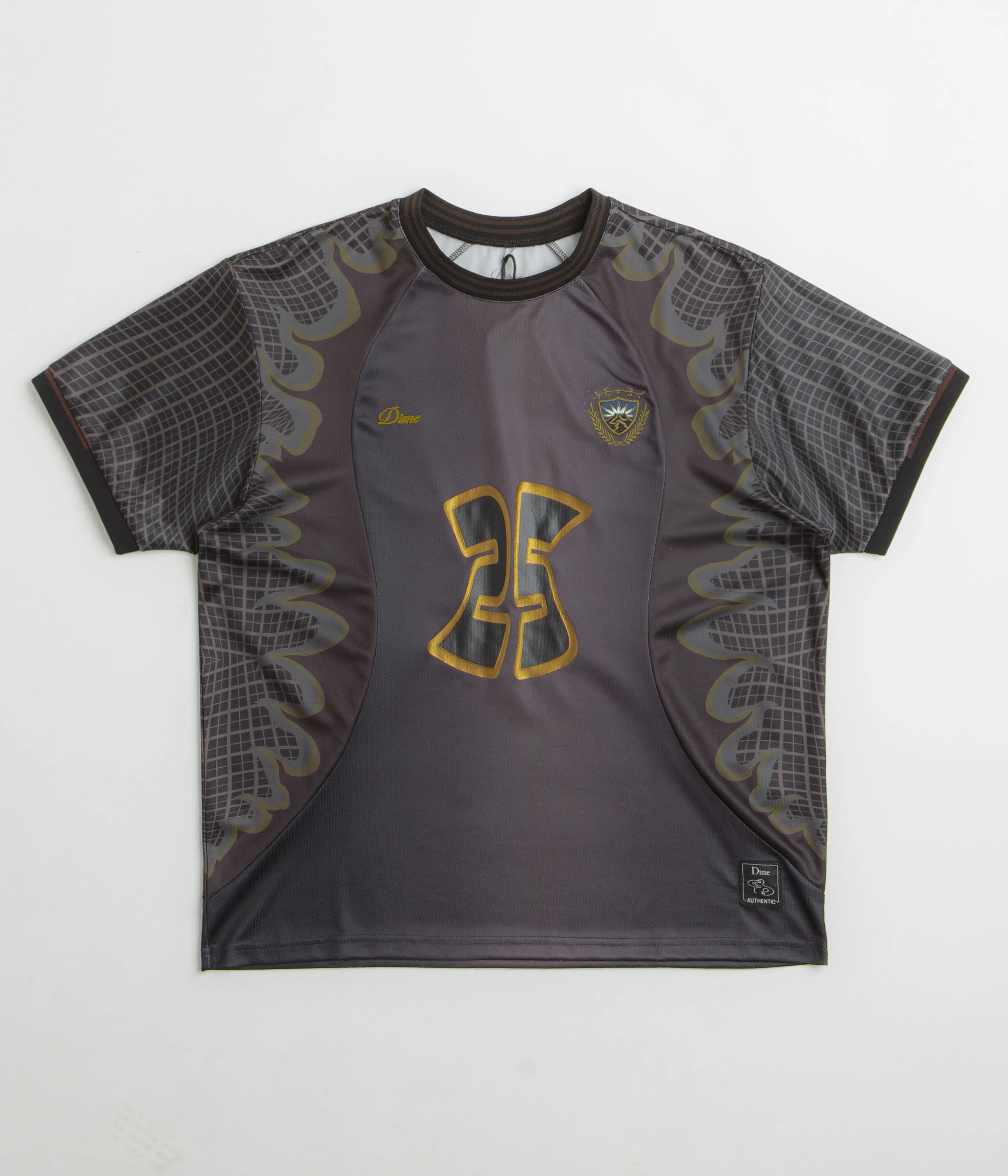 Layering Piece Graduation outfit Dime Holy Flame Jersey - Gold Fire