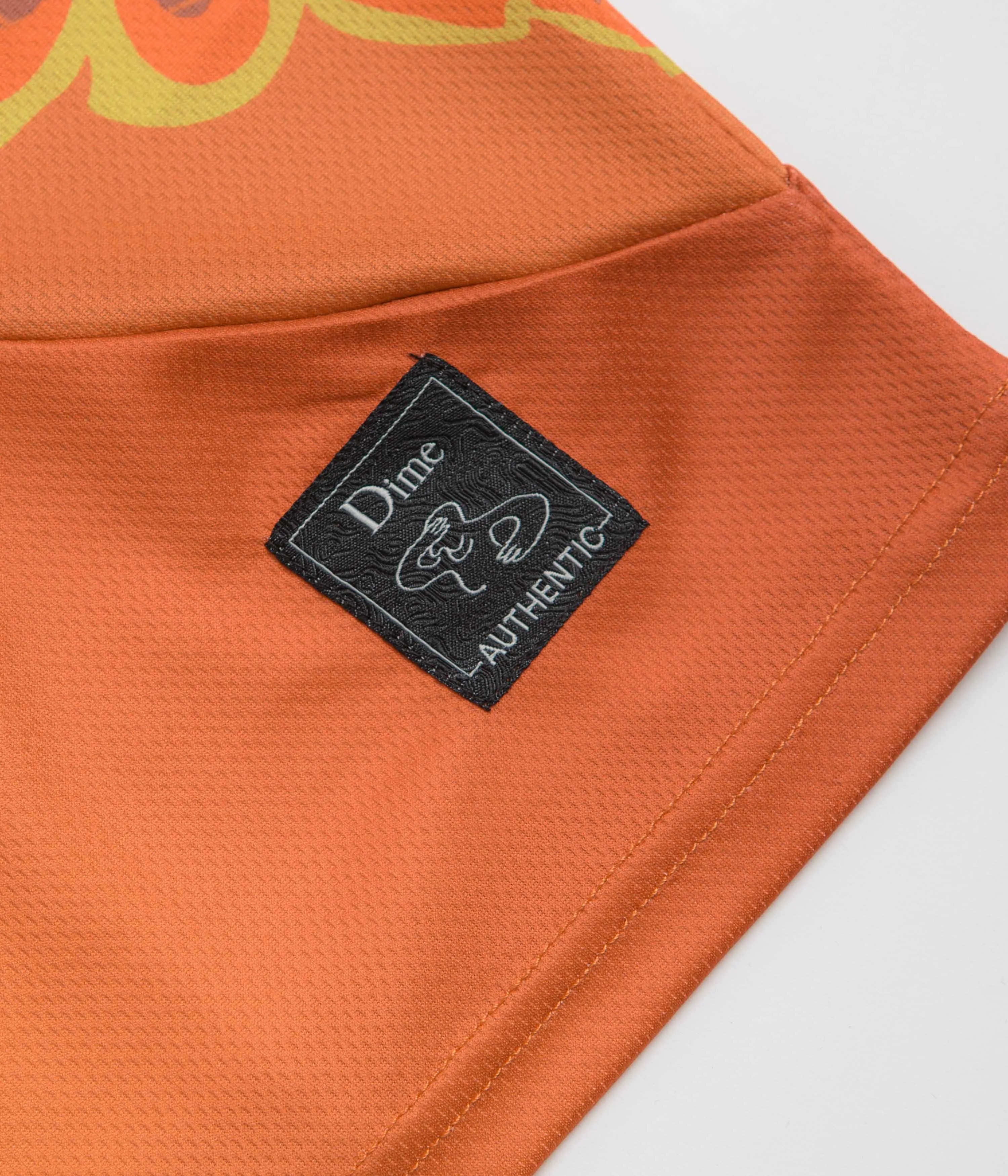 Dime Holy Flame Jersey - Hell Fire shift silhouette