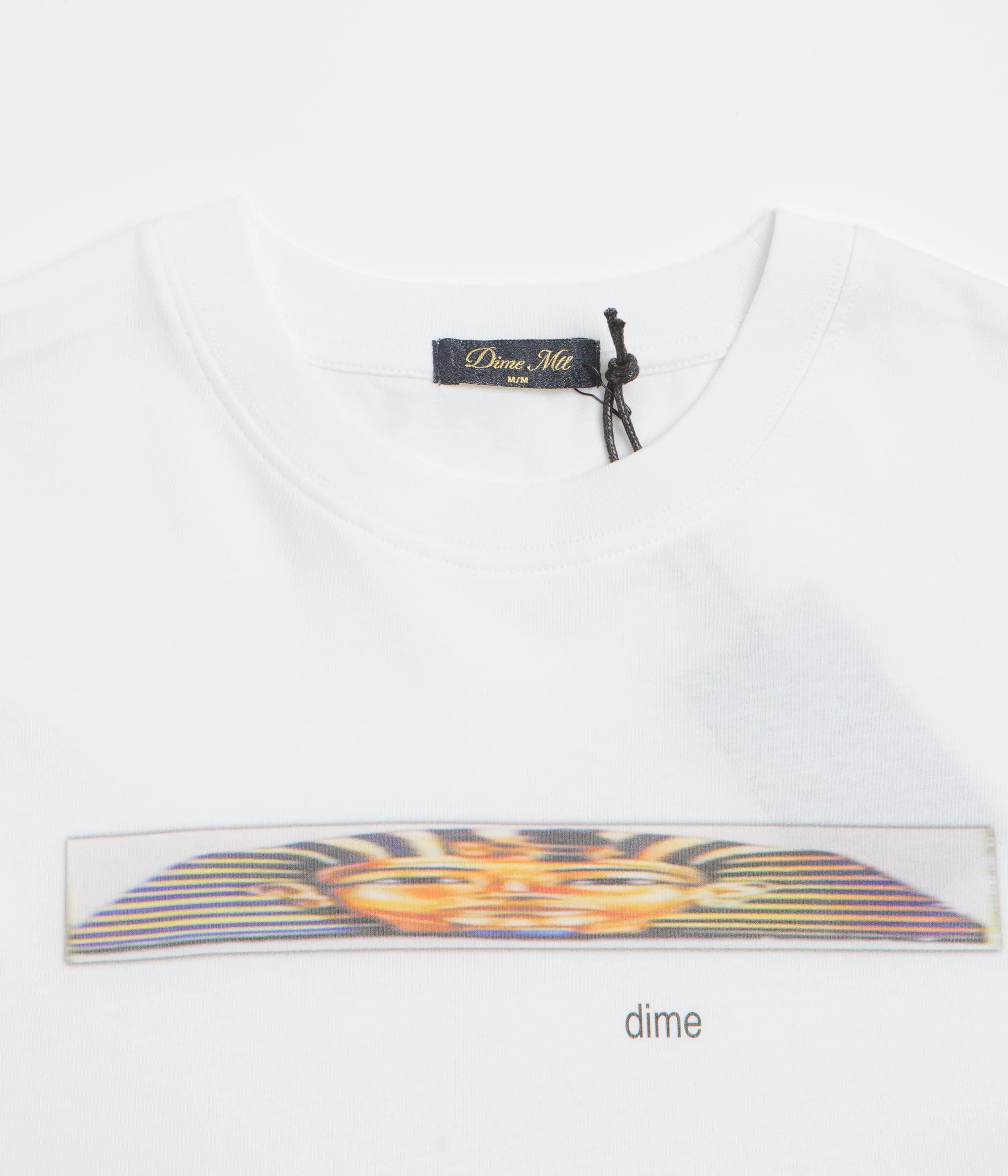 Dime Stretch T-Shirt - White Lay flat to dry