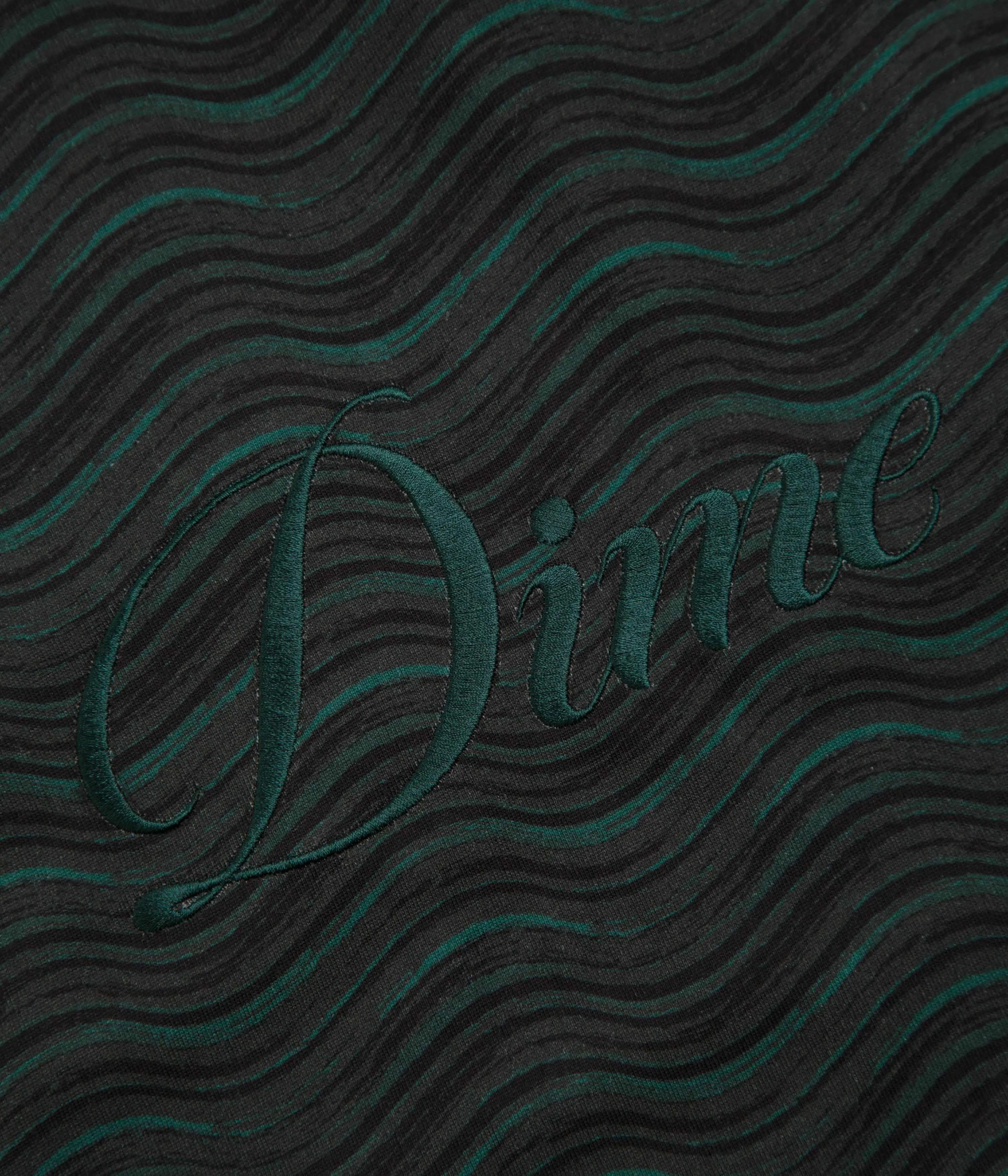Dime Transmission Long Sleeve T-Shirt - Emerald humid environment tie waist